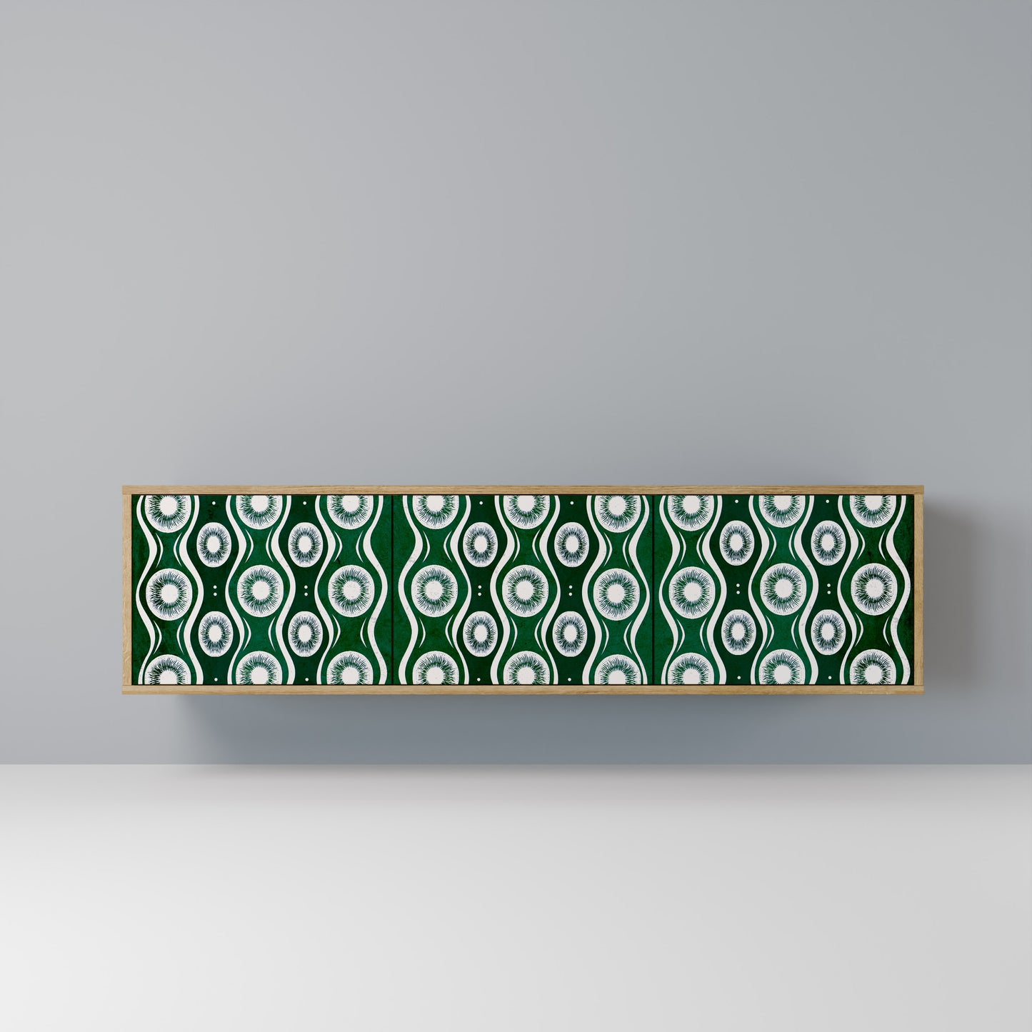 Mobile TV GREEN EYES a 3 ante effetto rovere