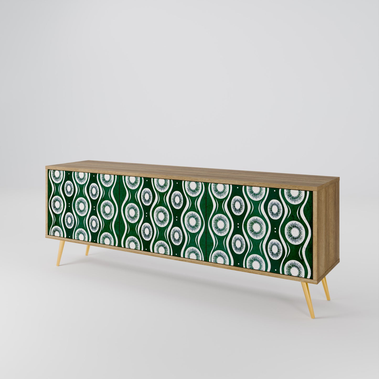 Mobile TV GREEN EYES a 3 ante effetto rovere