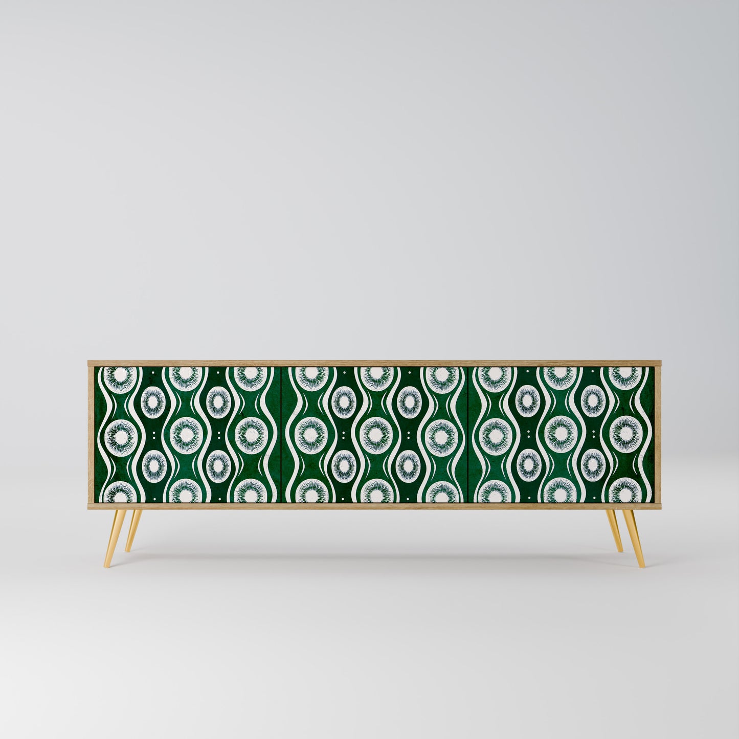 Mobile TV GREEN EYES a 3 ante effetto rovere