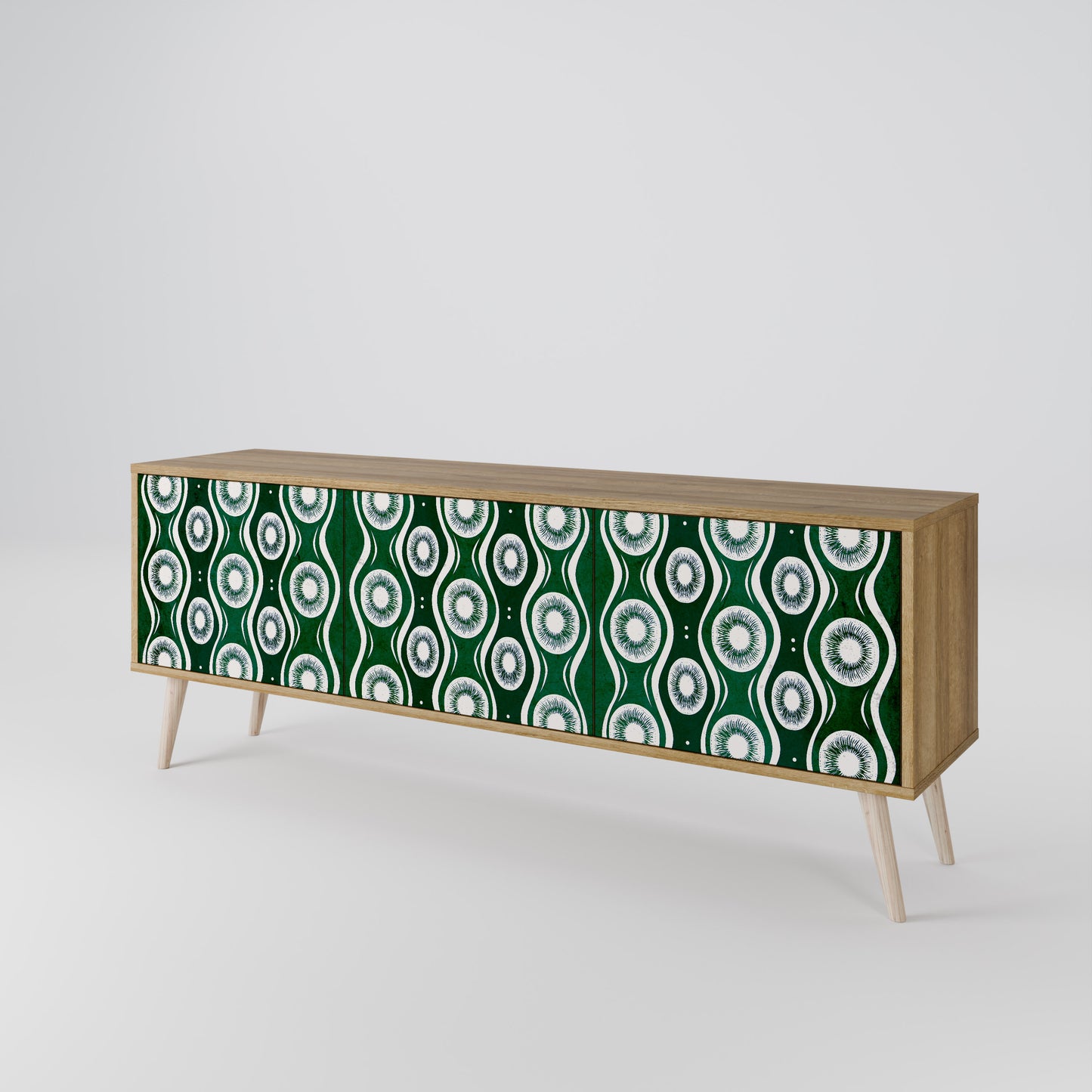Mobile TV GREEN EYES a 3 ante effetto rovere