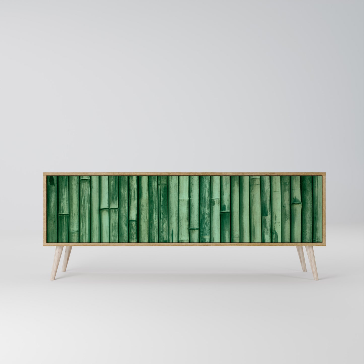 Mobile TV a 3 ante NATURAL GREEN effetto rovere