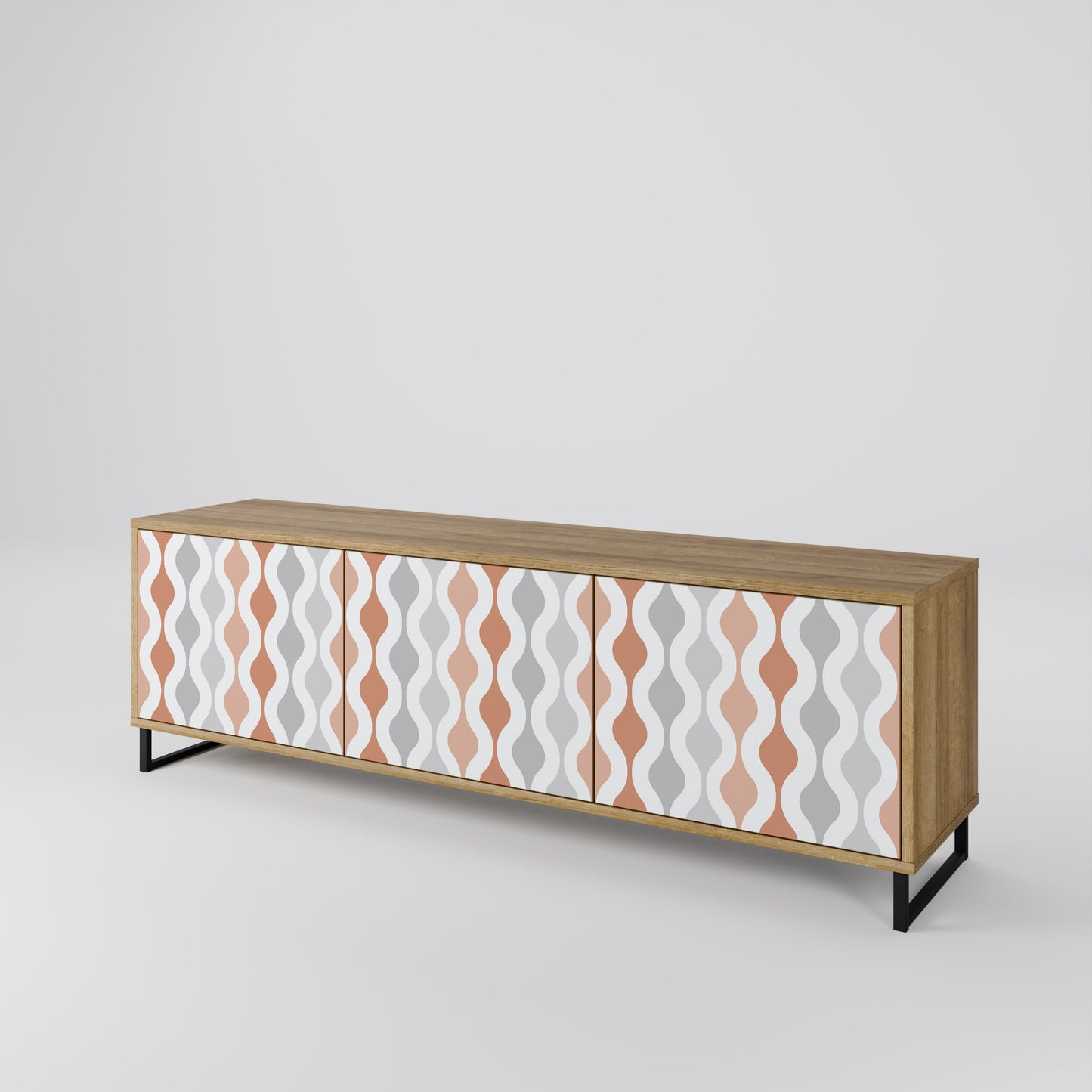 Mobile TV HAZY NOSTALGIA a 3 ante in effetto rovere