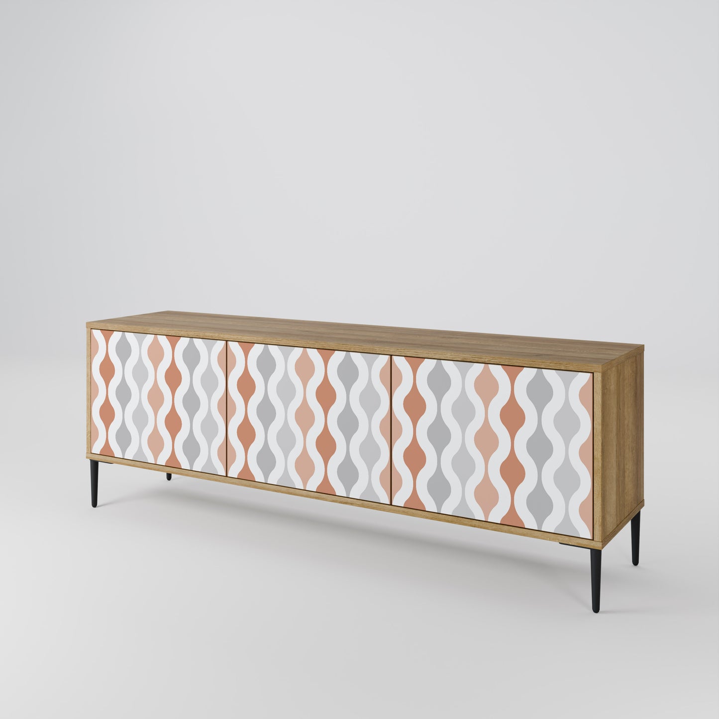 Mobile TV HAZY NOSTALGIA a 3 ante in effetto rovere