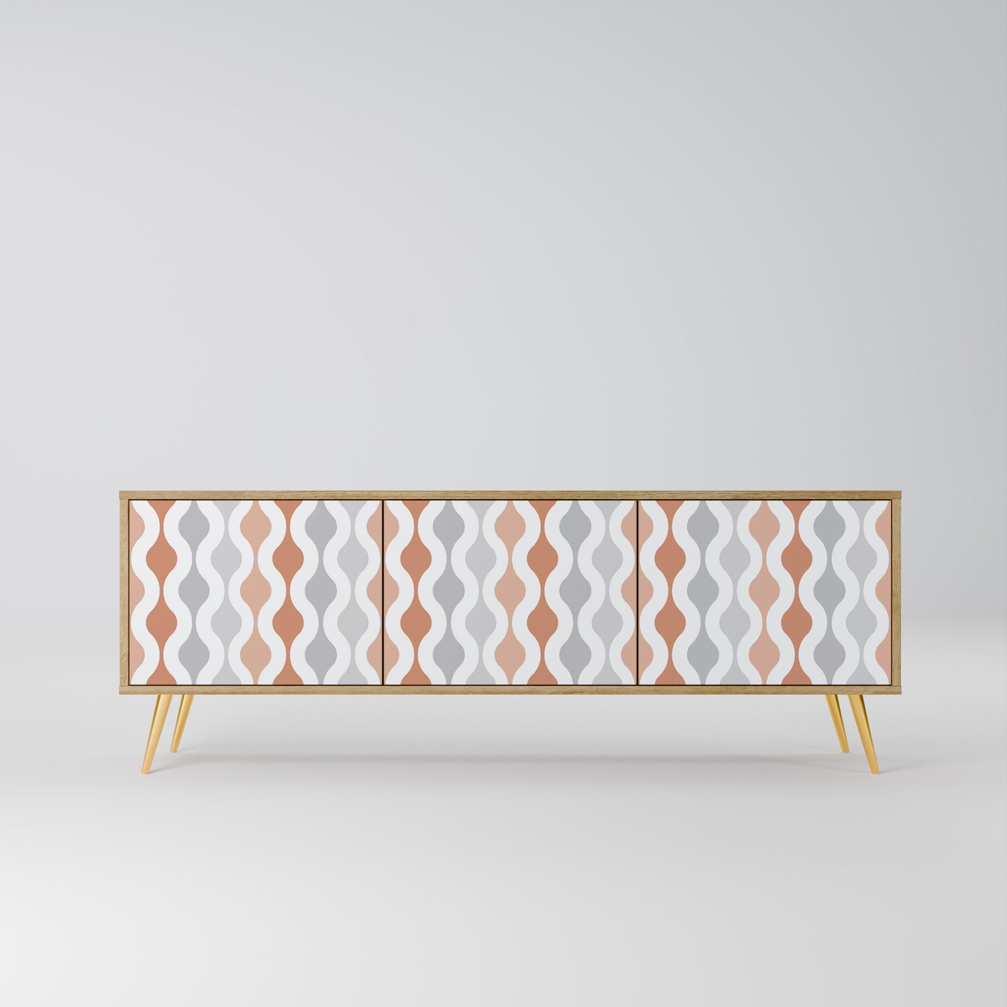 Mobile TV HAZY NOSTALGIA a 3 ante in effetto rovere