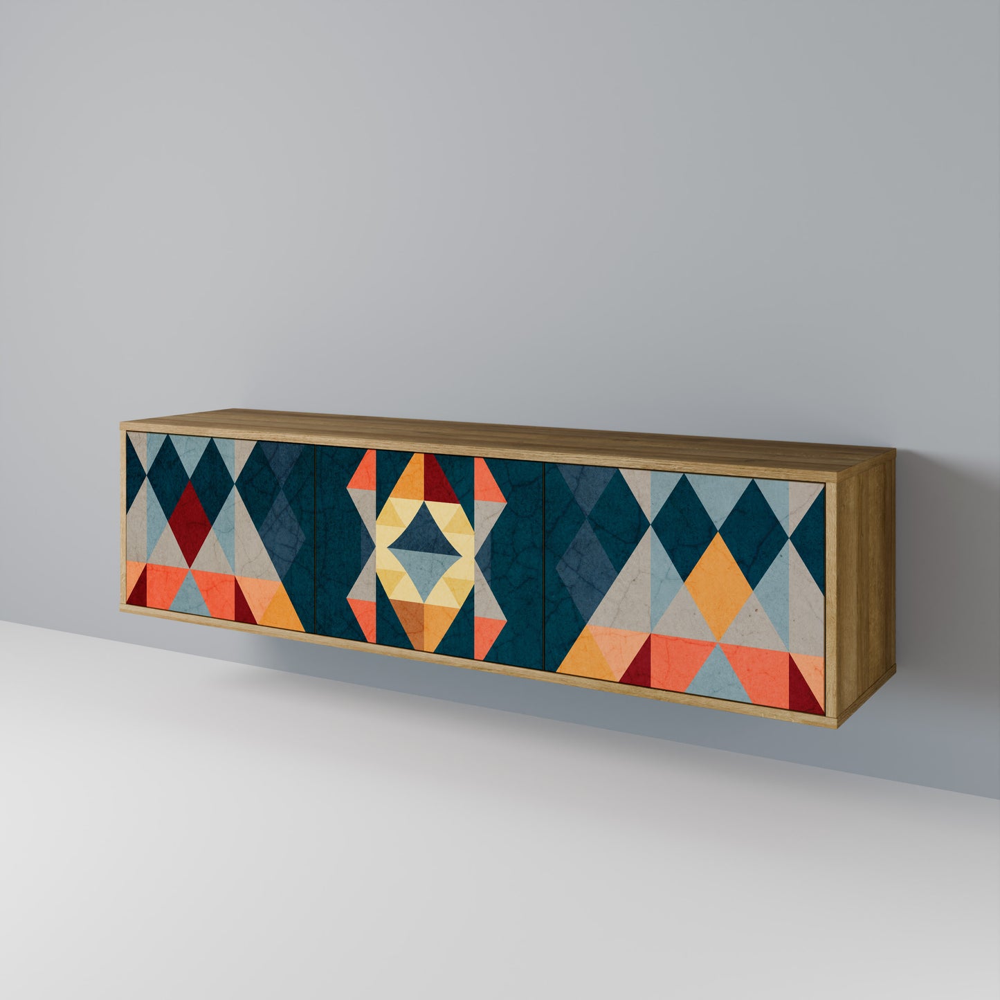 Mobile TV a 3 ante CRACKED ILLUSION in effetto rovere
