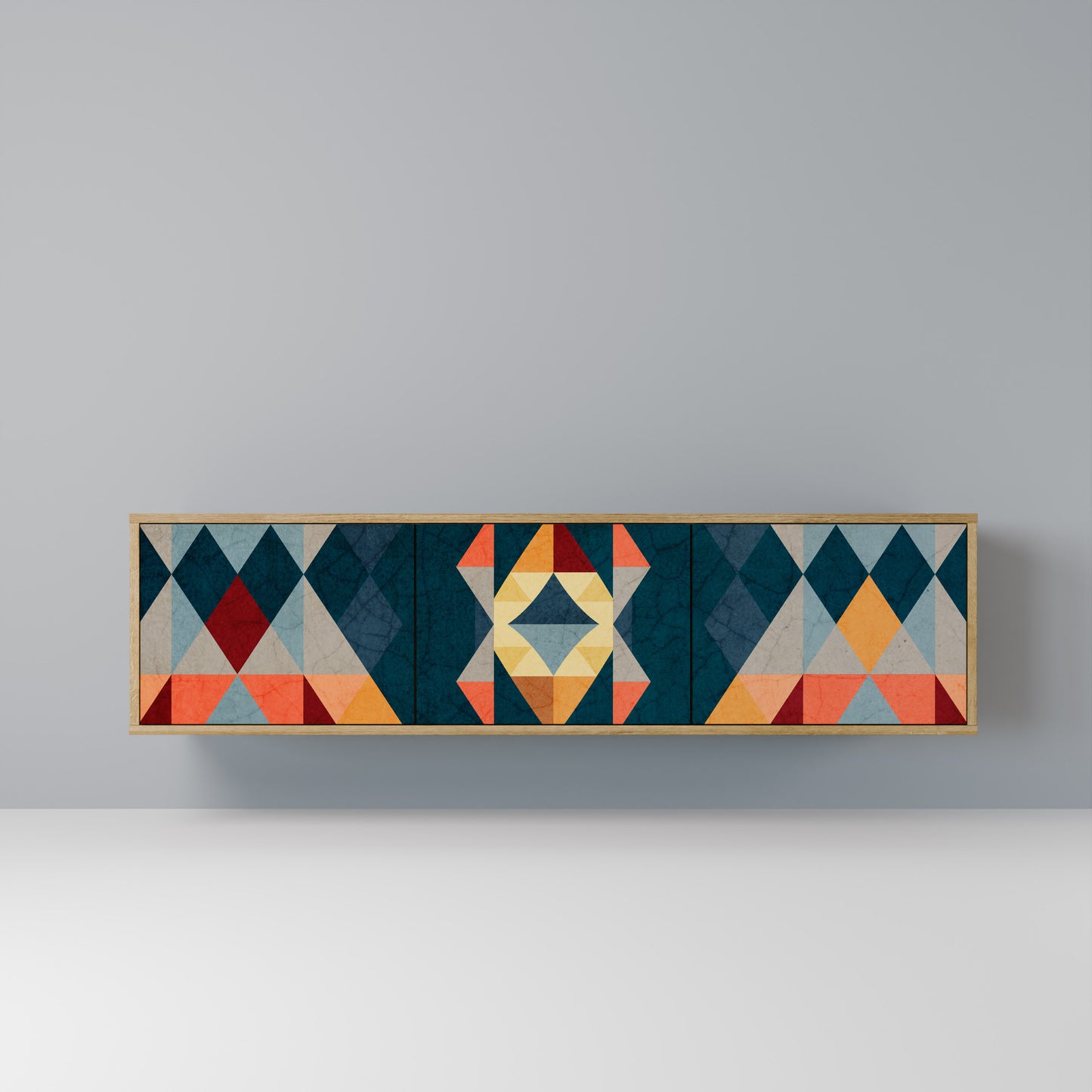 Mobile TV a 3 ante CRACKED ILLUSION in effetto rovere