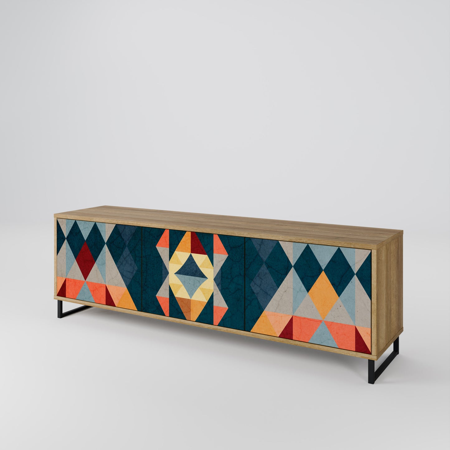 Mobile TV a 3 ante CRACKED ILLUSION in effetto rovere