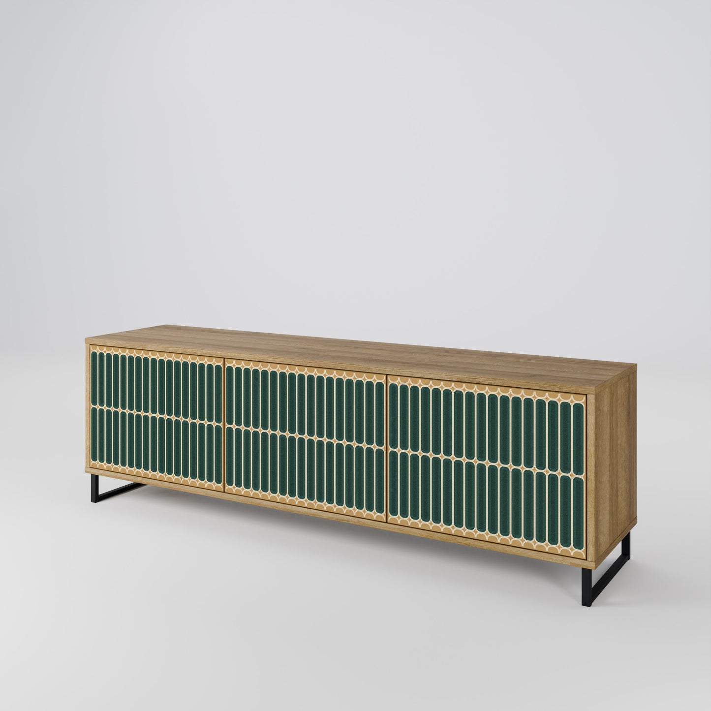 Mobile TV ILUSION GATE a 3 ante in effetto rovere