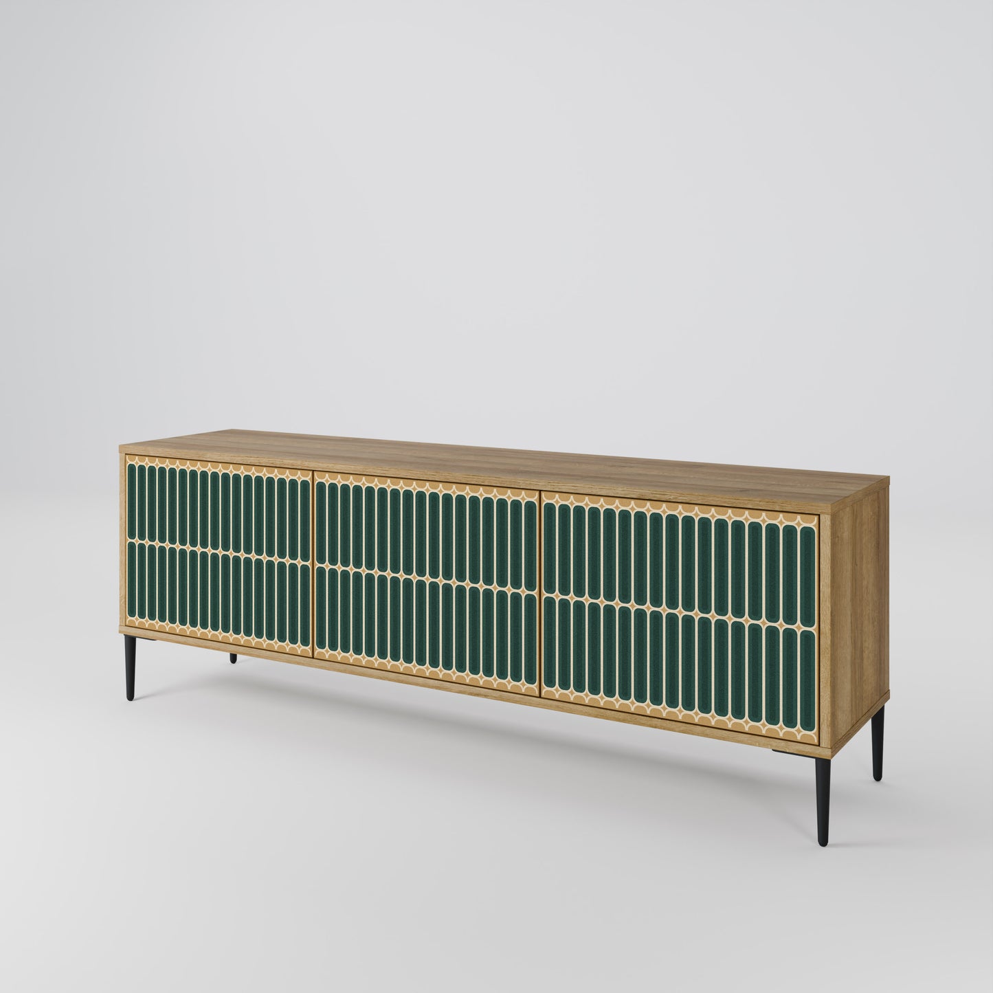 Mobile TV ILUSION GATE a 3 ante in effetto rovere