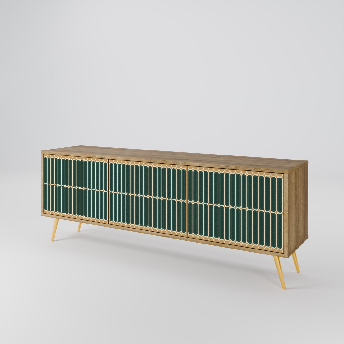 Mobile TV ILUSION GATE a 3 ante in effetto rovere