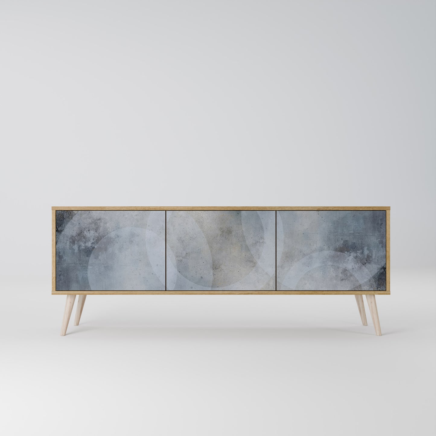 Mobile TV MUTED ARC a 3 ante effetto rovere