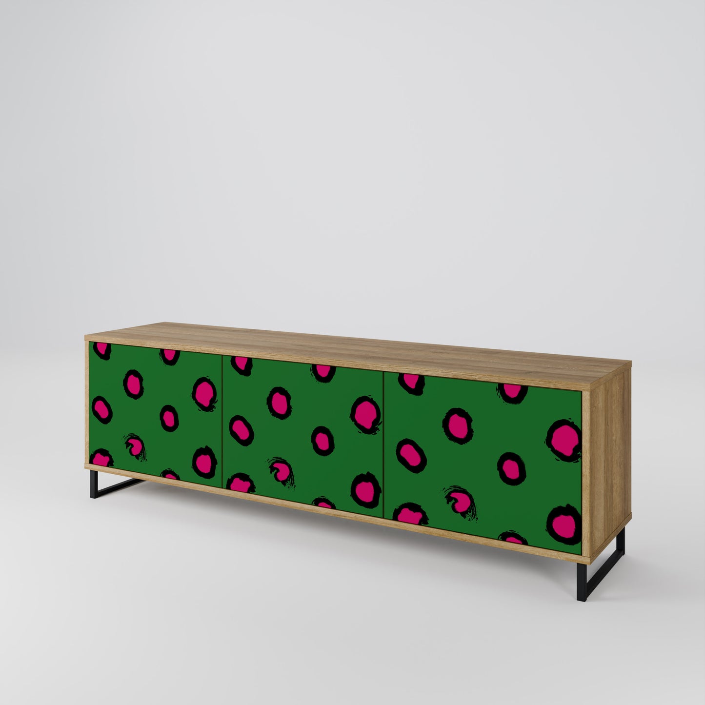 Mobile TV FUNKY SPOTS a 3 ante effetto rovere