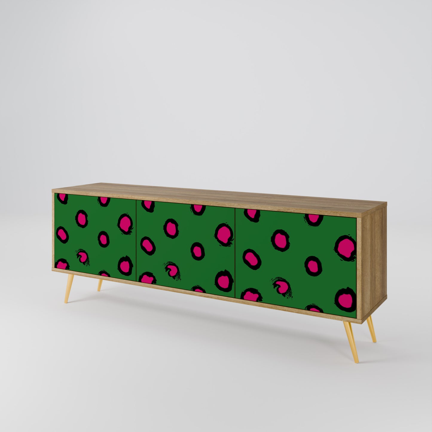 Mobile TV FUNKY SPOTS a 3 ante effetto rovere