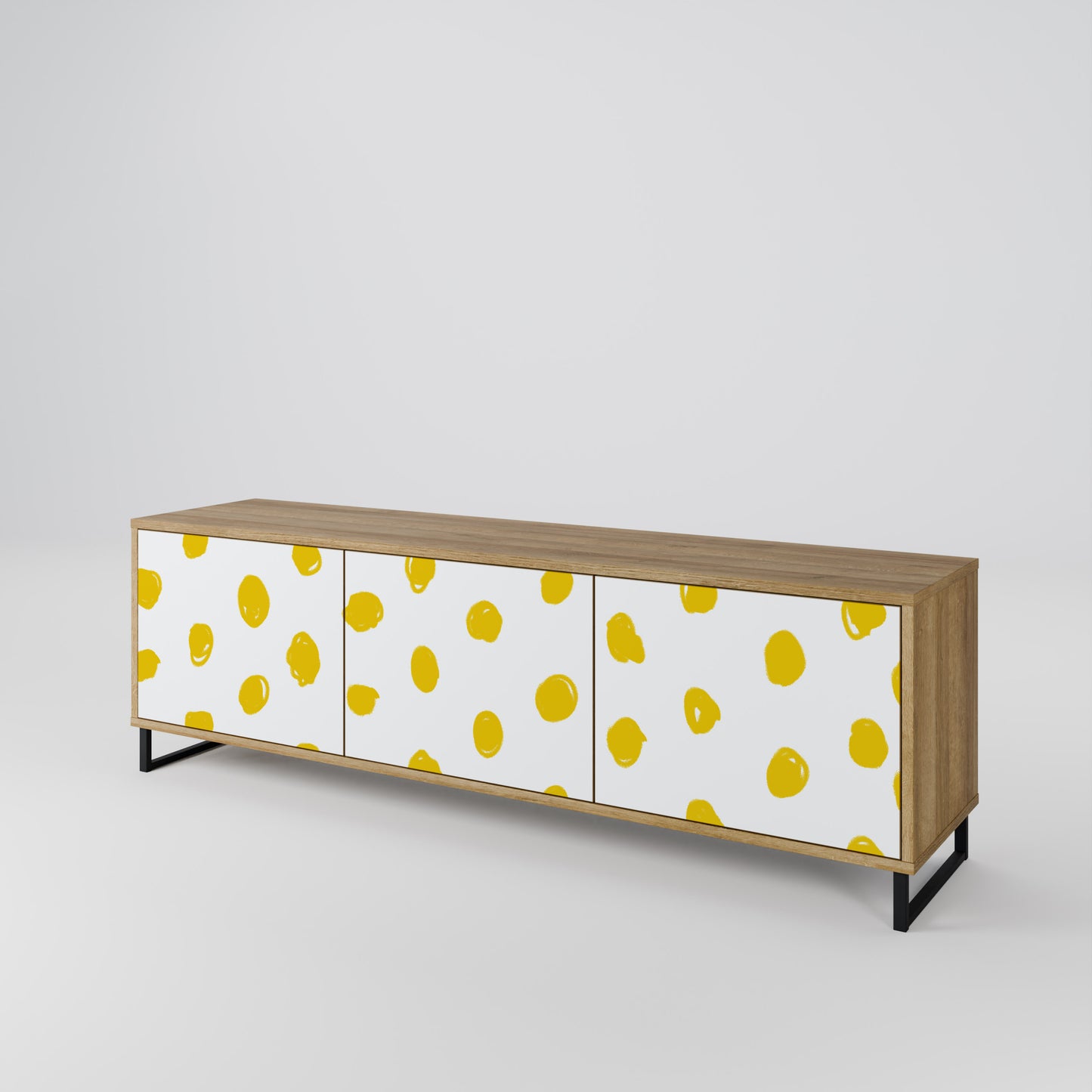 Mobile TV RADIANT REVERIE a 3 ante in effetto rovere