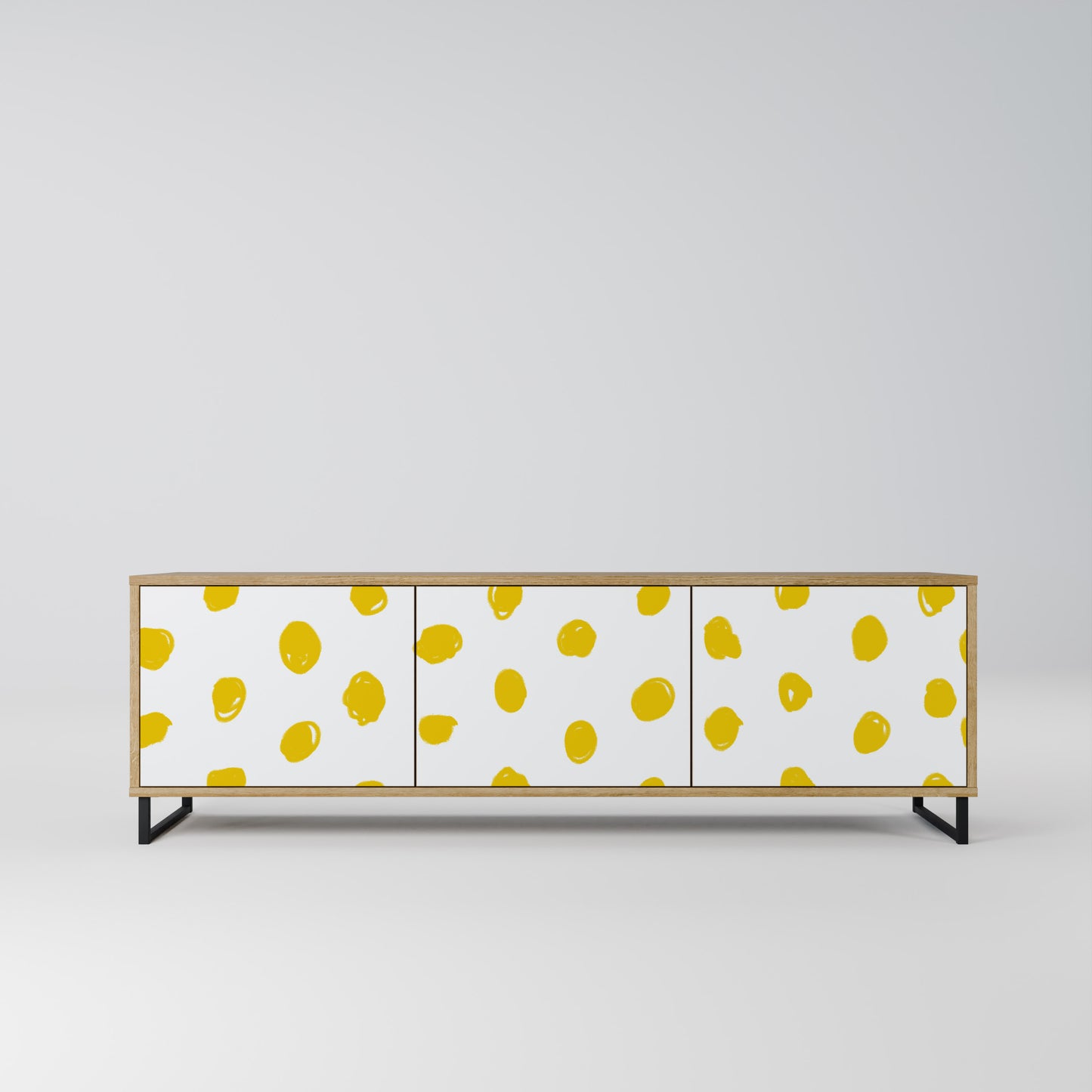 Mobile TV RADIANT REVERIE a 3 ante in effetto rovere