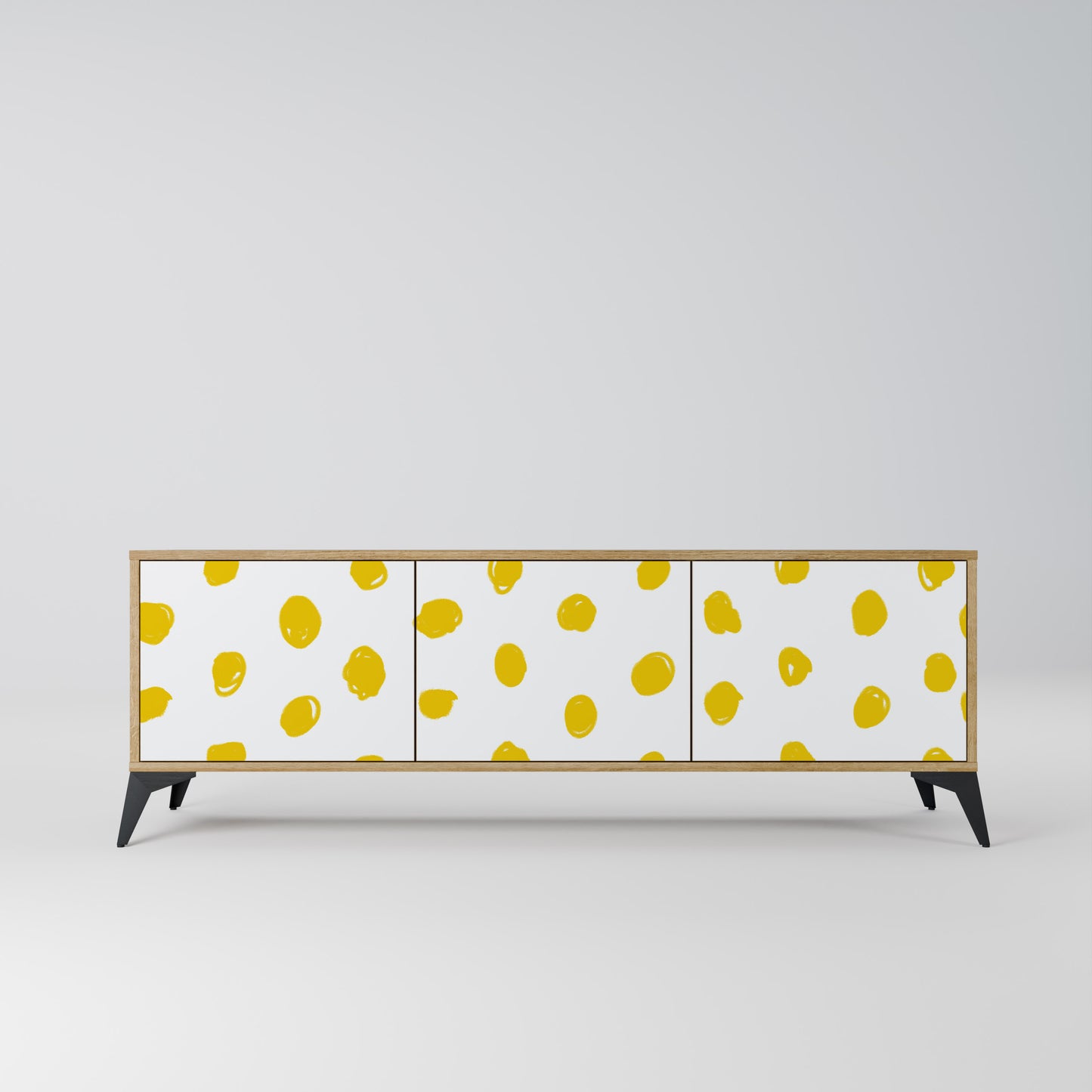Mobile TV RADIANT REVERIE a 3 ante in effetto rovere