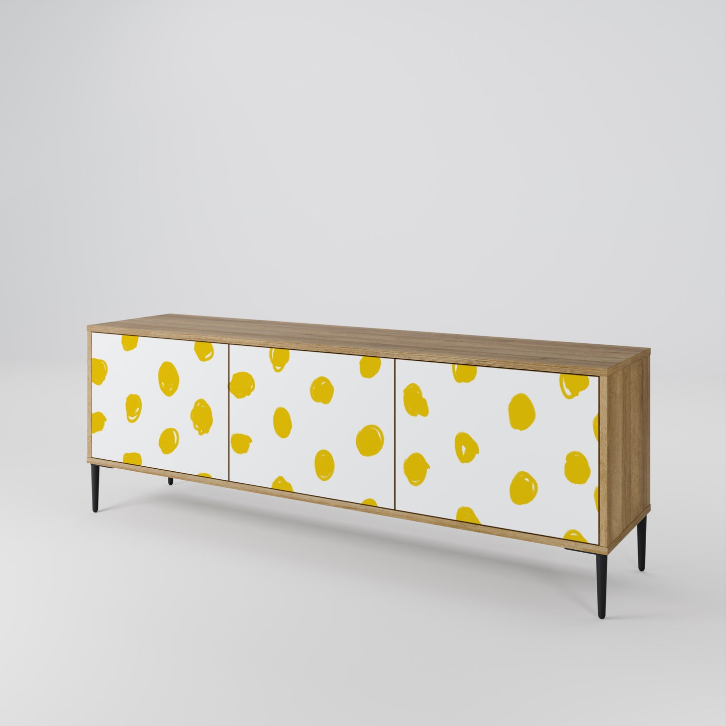 Mobile TV RADIANT REVERIE a 3 ante in effetto rovere