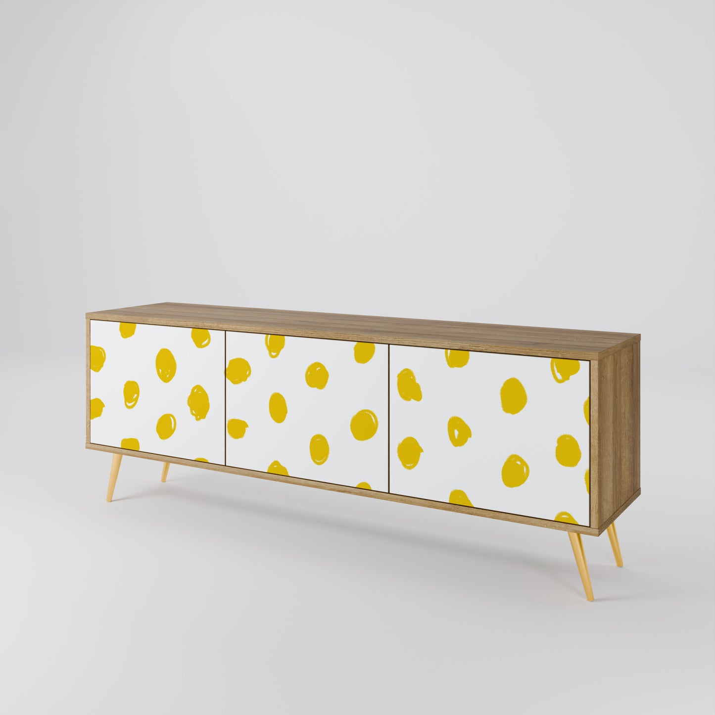 Mobile TV RADIANT REVERIE a 3 ante in effetto rovere