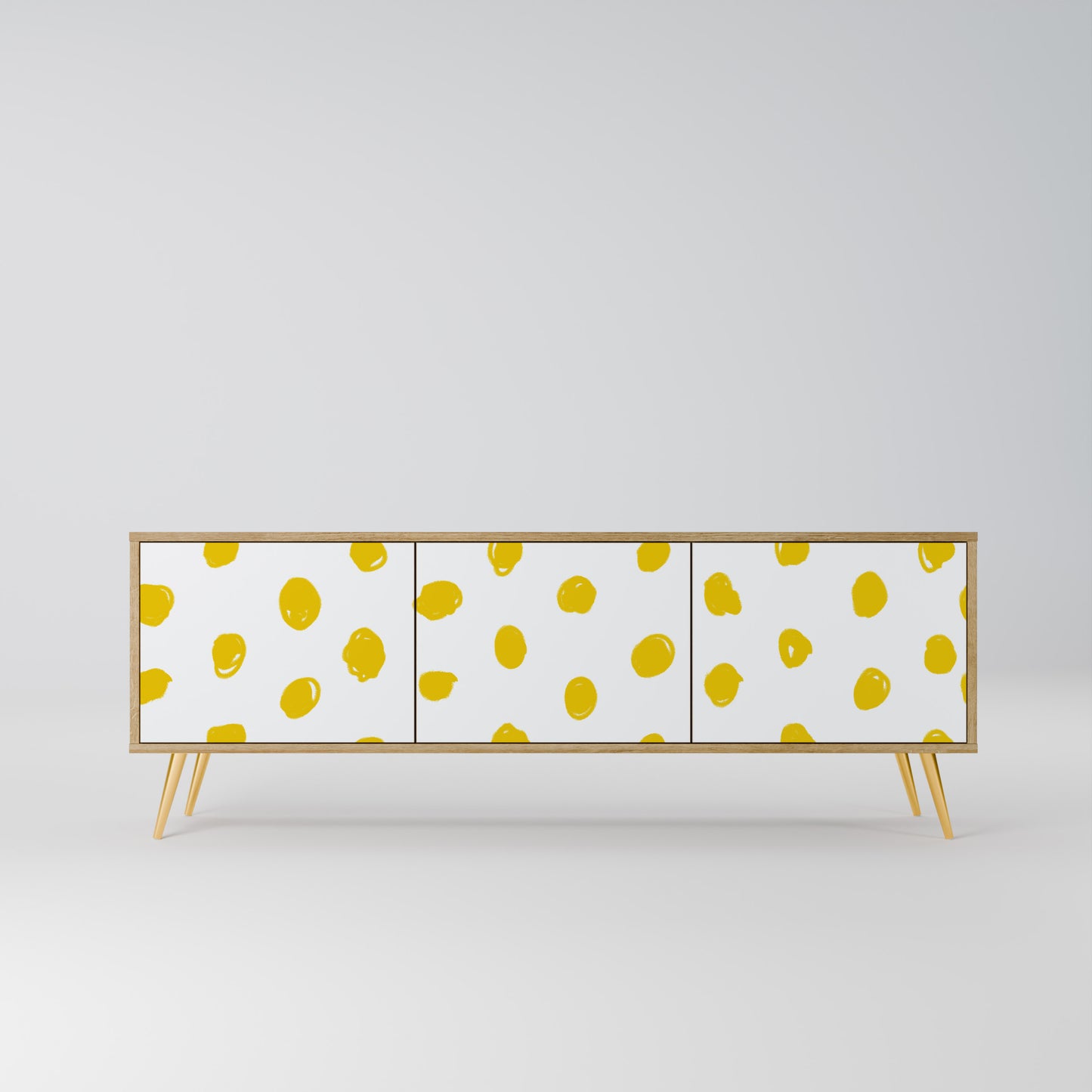 Mobile TV RADIANT REVERIE a 3 ante in effetto rovere