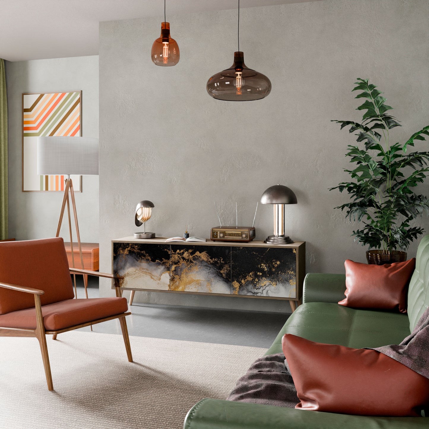 Mobile TV a 3 ante MARBLE OF TOMMORROW in effetto rovere