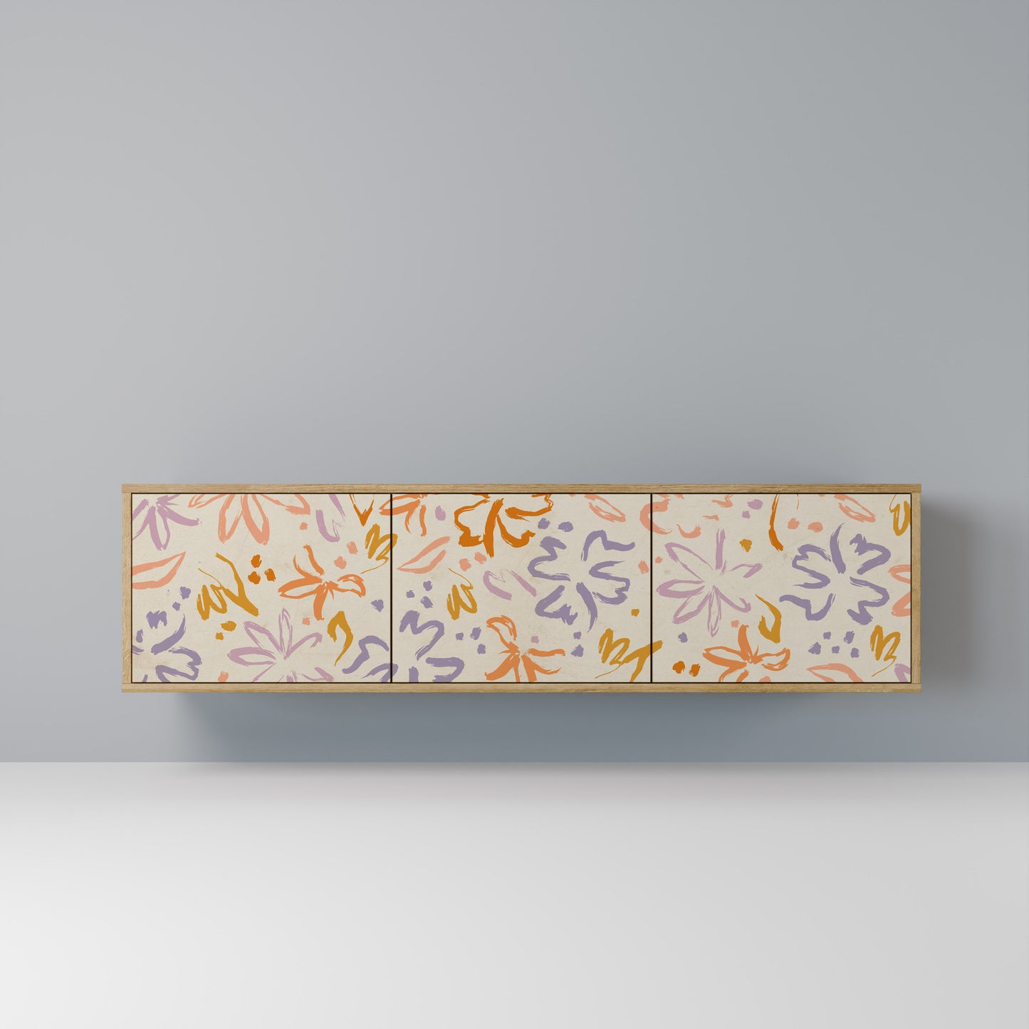 SPRING WHIMSY Mobile TV a 3 ante effetto rovere