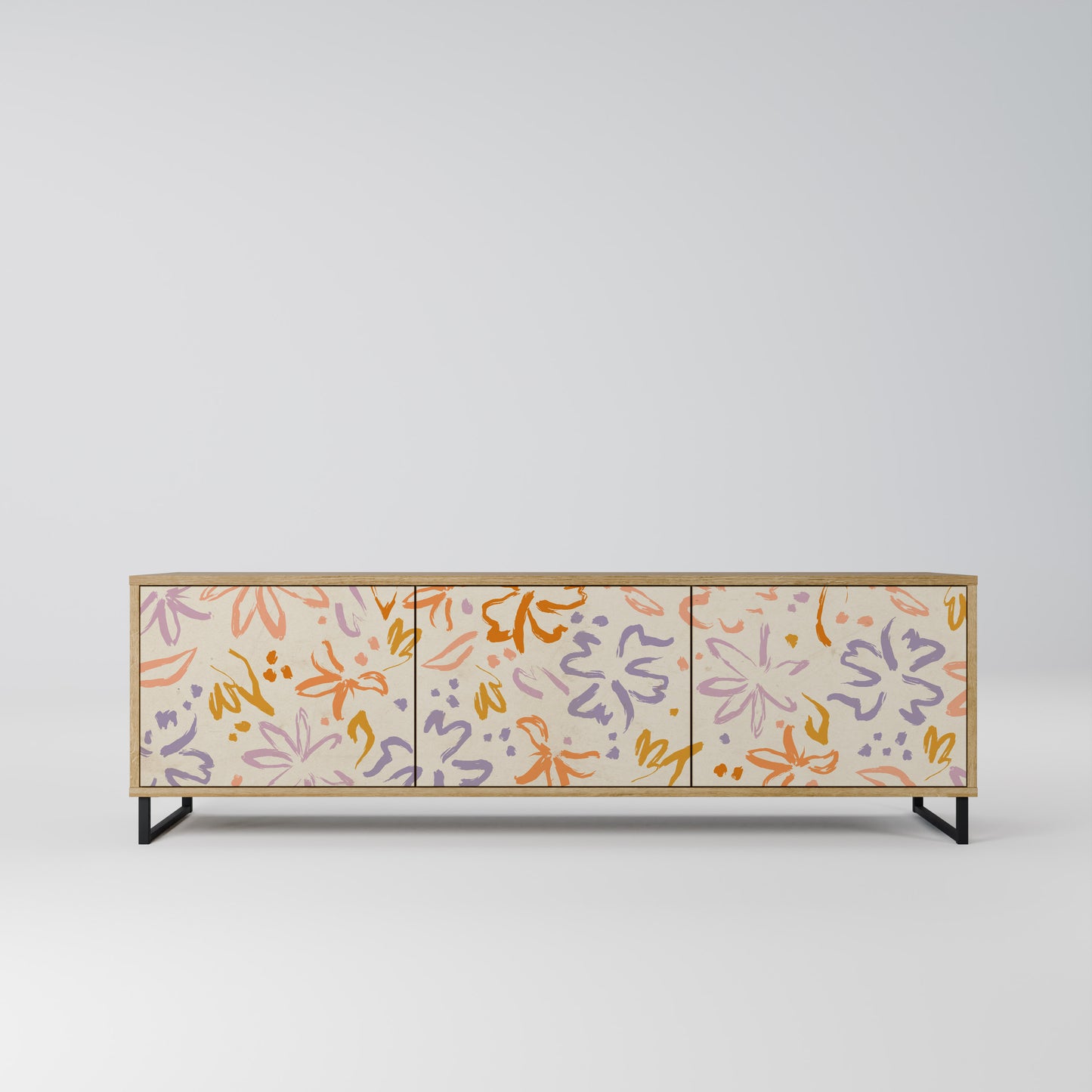 SPRING WHIMSY Mobile TV a 3 ante effetto rovere