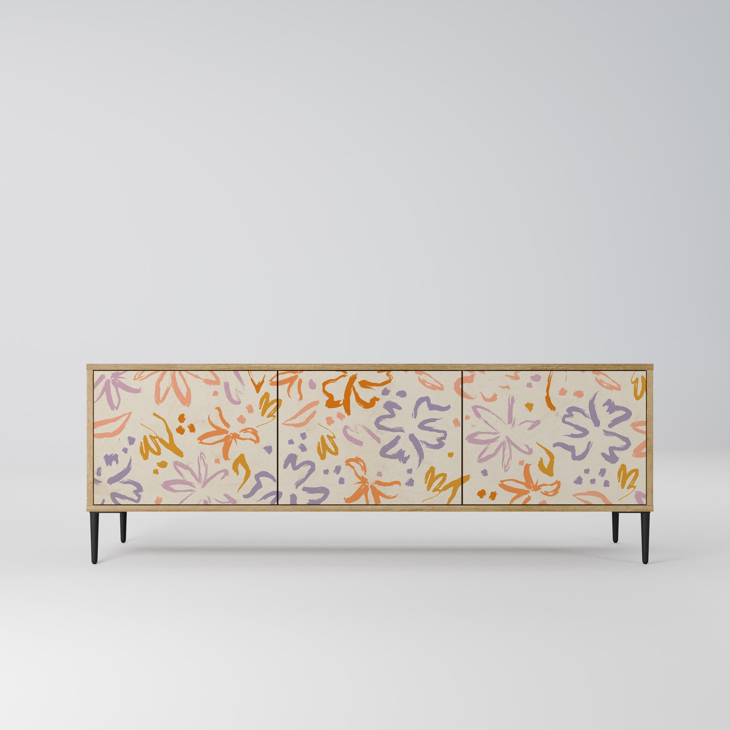 SPRING WHIMSY Mobile TV a 3 ante effetto rovere