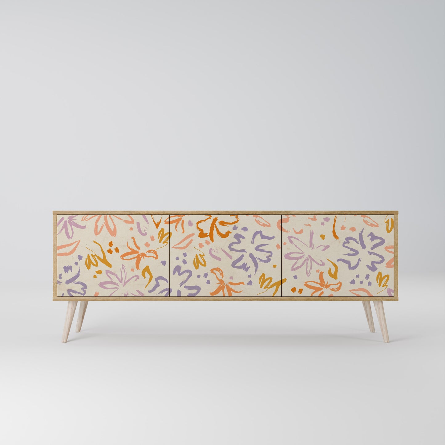 SPRING WHIMSY Mobile TV a 3 ante effetto rovere
