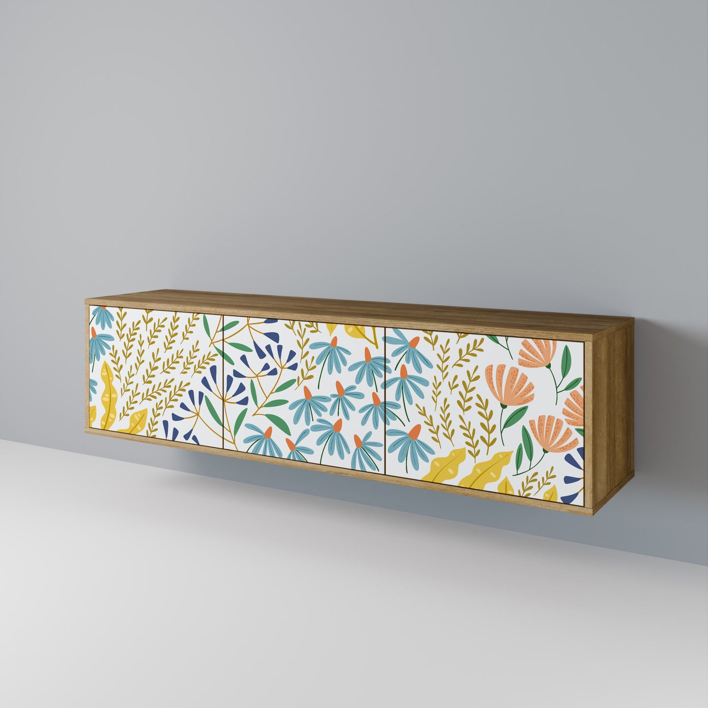 Mobile TV HELLO SPRING a 3 ante in effetto rovere