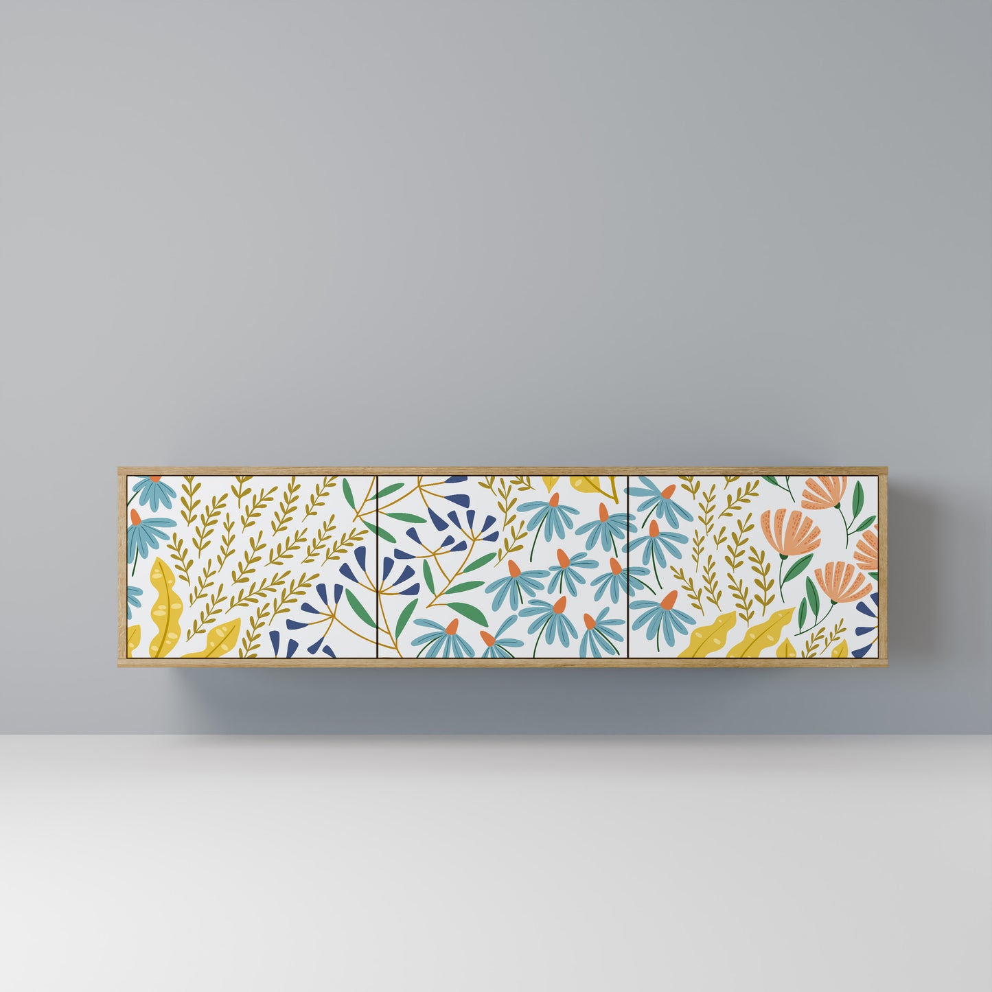 Mobile TV HELLO SPRING a 3 ante in effetto rovere