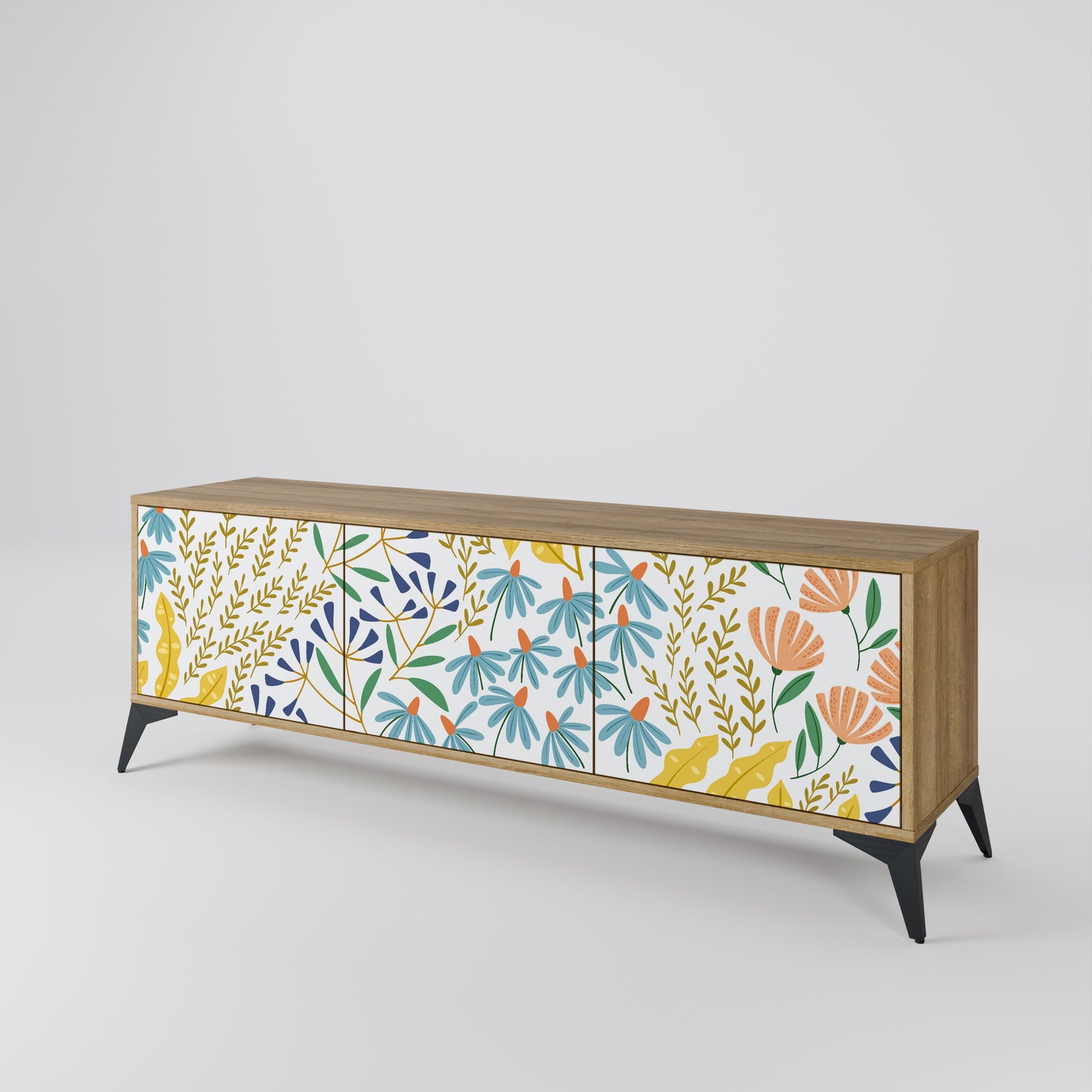 Mobile TV HELLO SPRING a 3 ante in effetto rovere