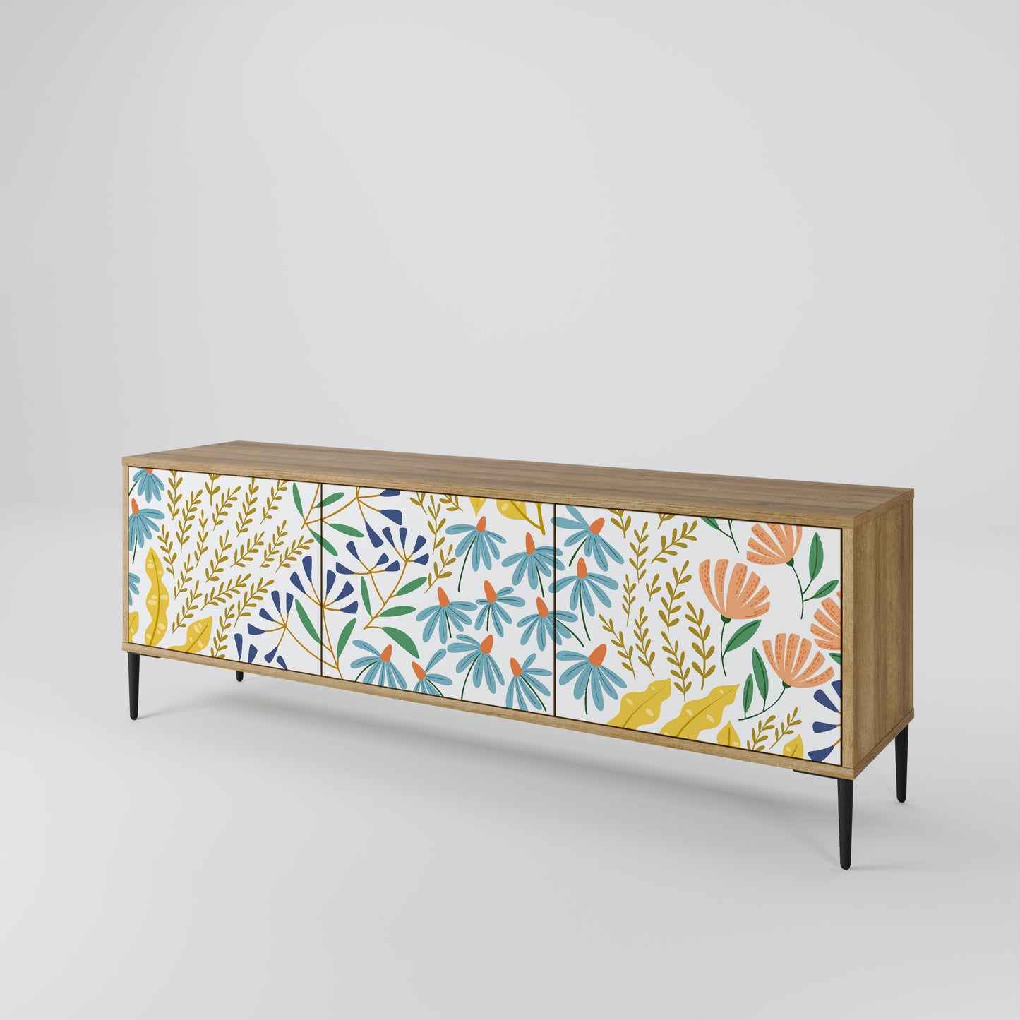 Mobile TV HELLO SPRING a 3 ante in effetto rovere