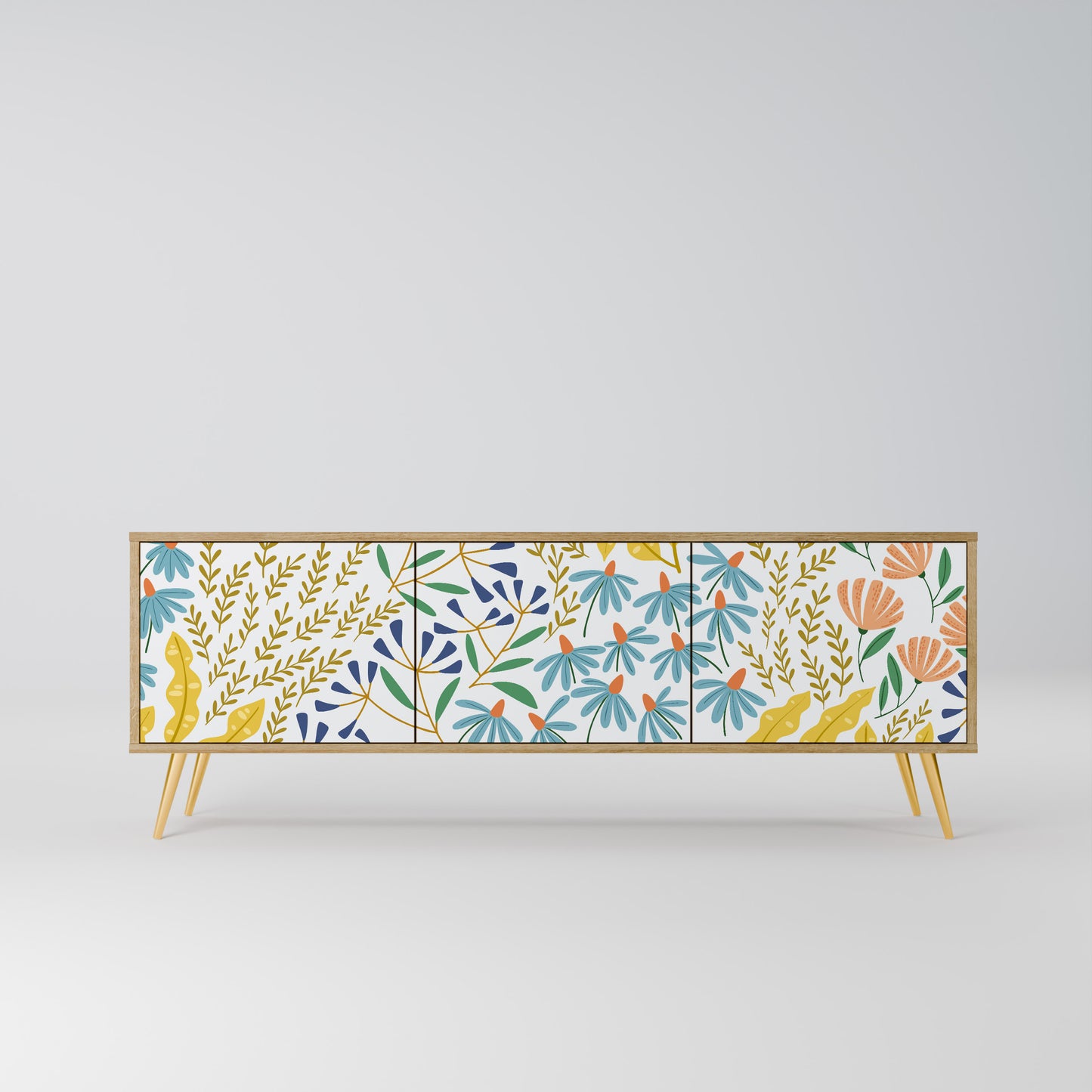 Mobile TV HELLO SPRING a 3 ante in effetto rovere