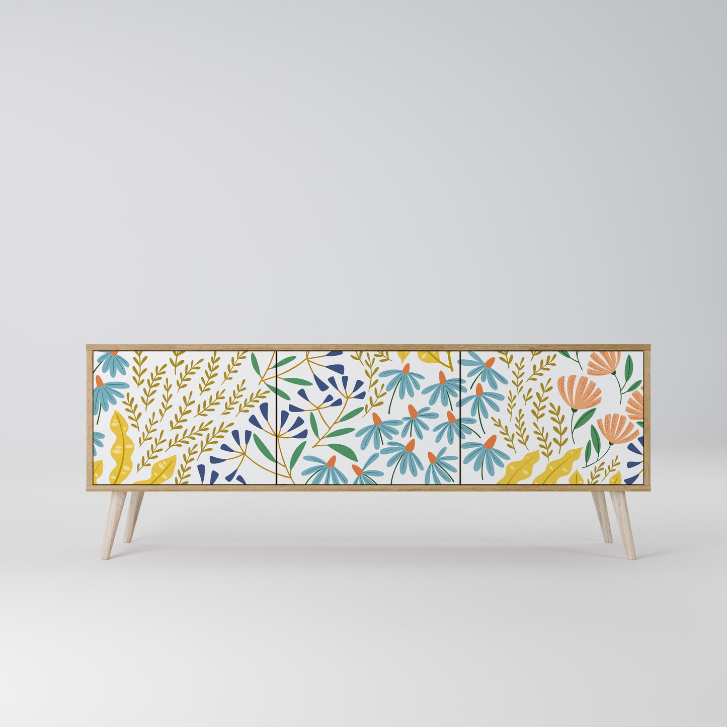 Mobile TV HELLO SPRING a 3 ante in effetto rovere