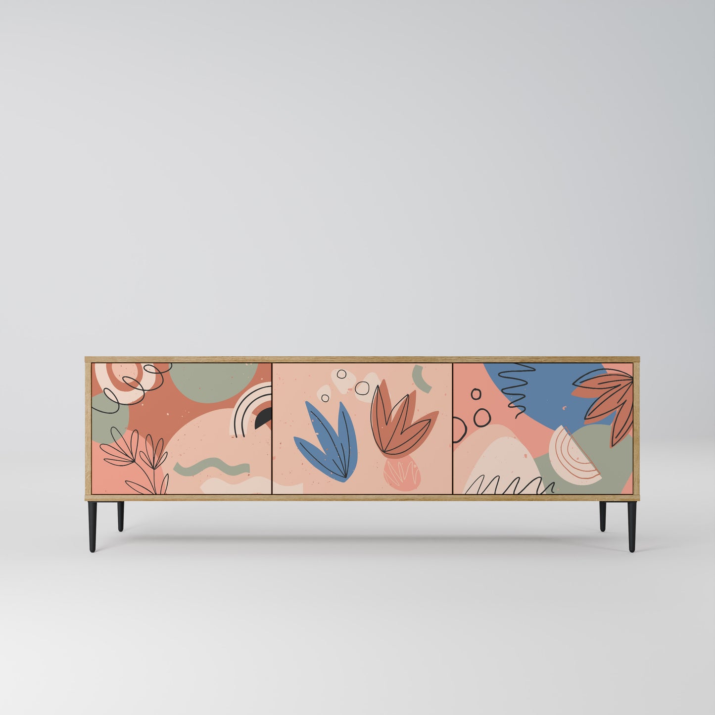 Mobile TV PASTEL DESTINY a 3 ante in effetto rovere