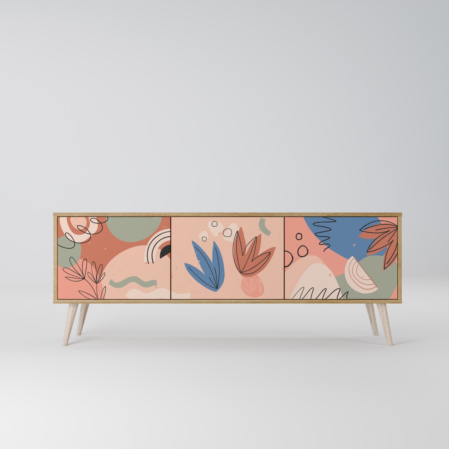 Mobile TV PASTEL DESTINY a 3 ante in effetto rovere