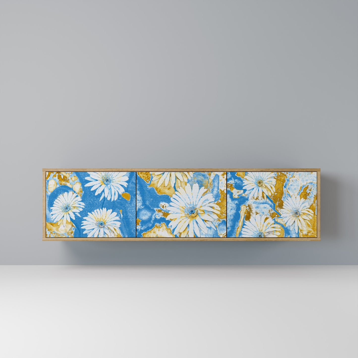 Mobile TV DAISY LUXE a 3 ante effetto rovere