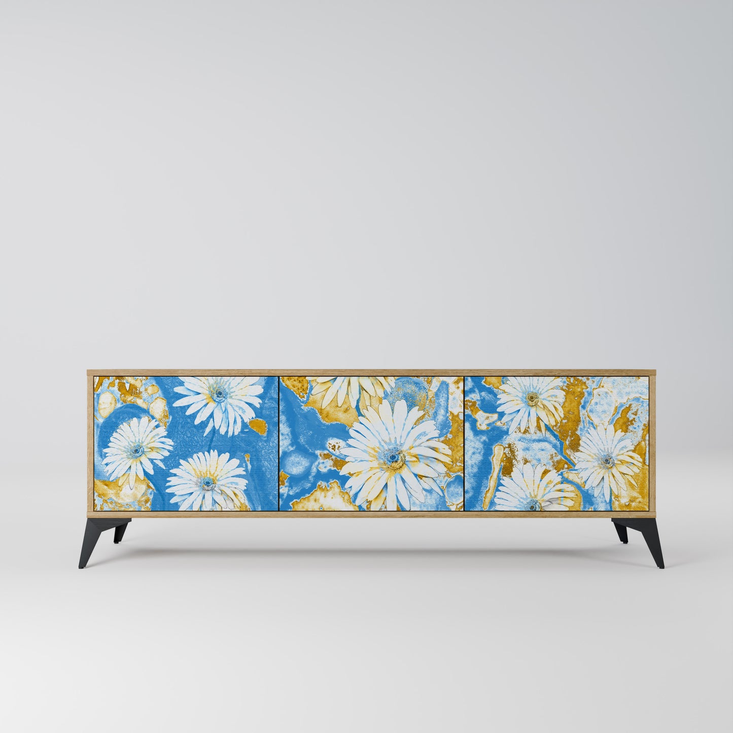 Mobile TV DAISY LUXE a 3 ante effetto rovere