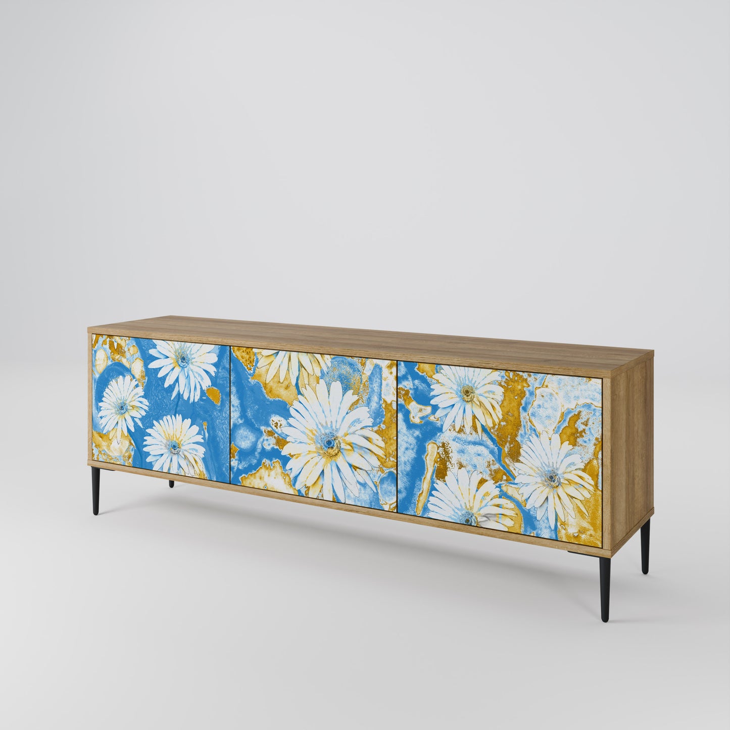 Mobile TV DAISY LUXE a 3 ante effetto rovere