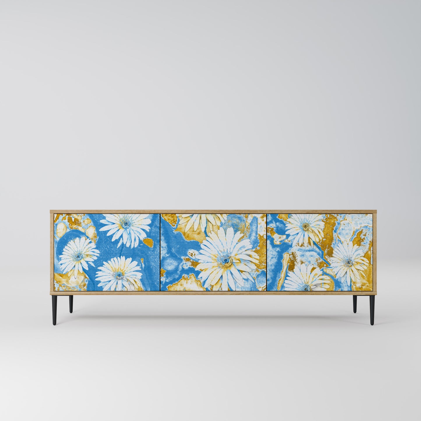 Mobile TV DAISY LUXE a 3 ante effetto rovere