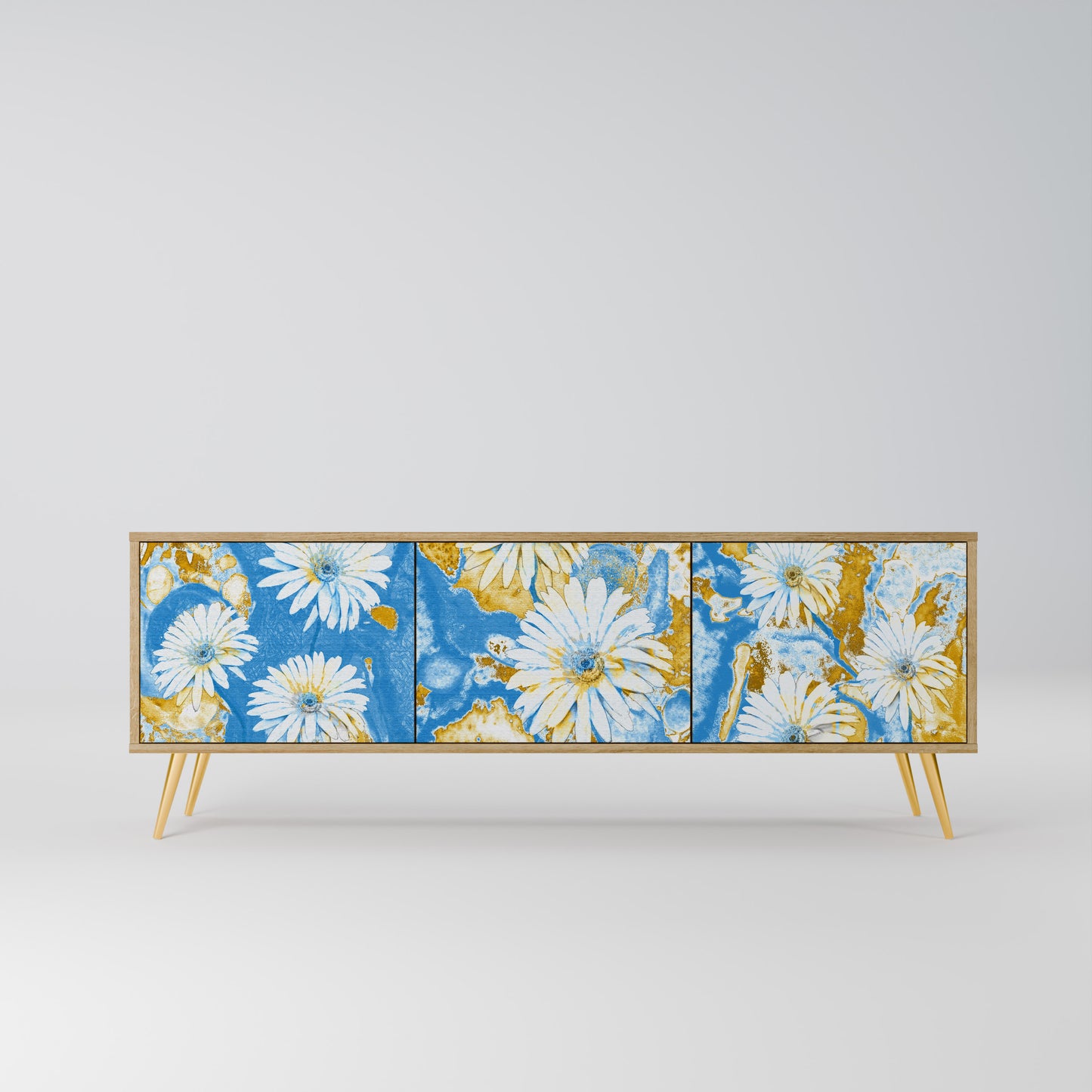 Mobile TV DAISY LUXE a 3 ante effetto rovere