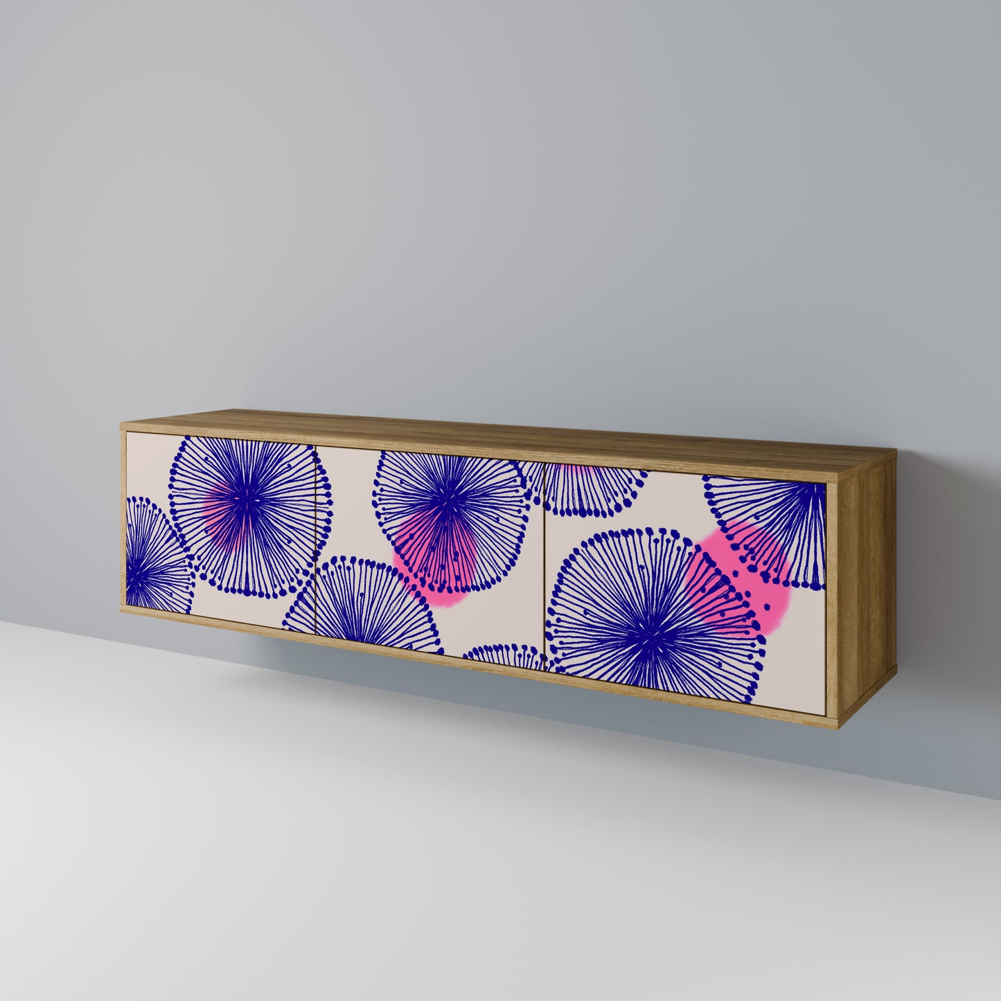 Mobile TV MAGIC NATURE a 3 ante in effetto rovere