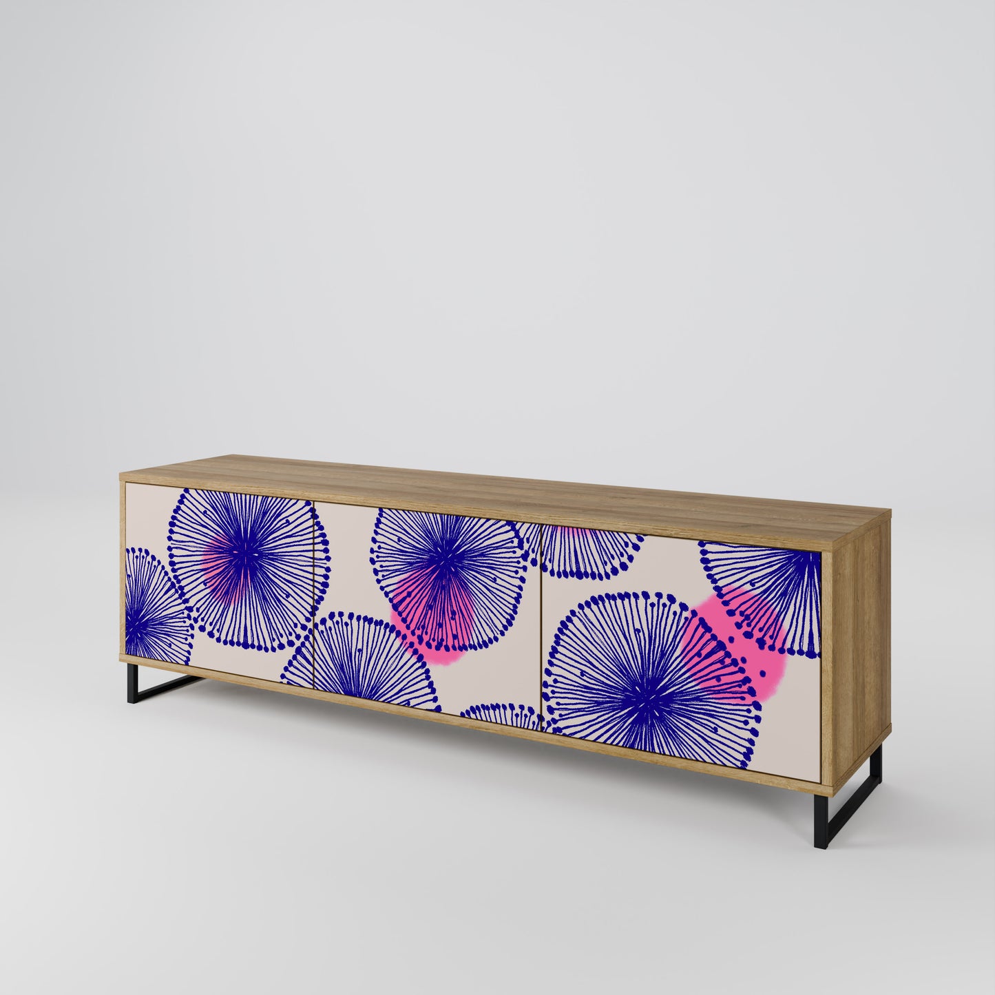 Mobile TV MAGIC NATURE a 3 ante in effetto rovere