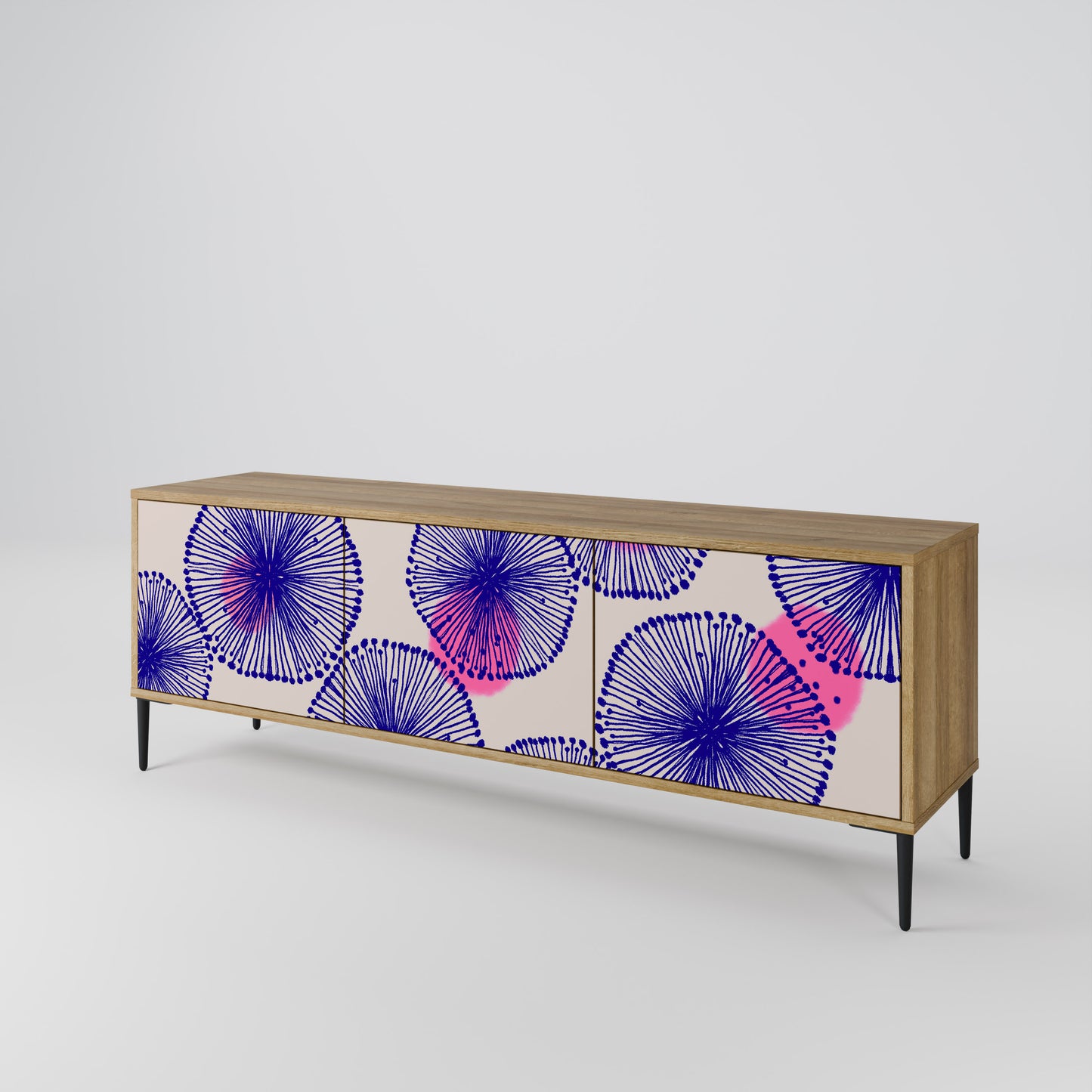 Mobile TV MAGIC NATURE a 3 ante in effetto rovere