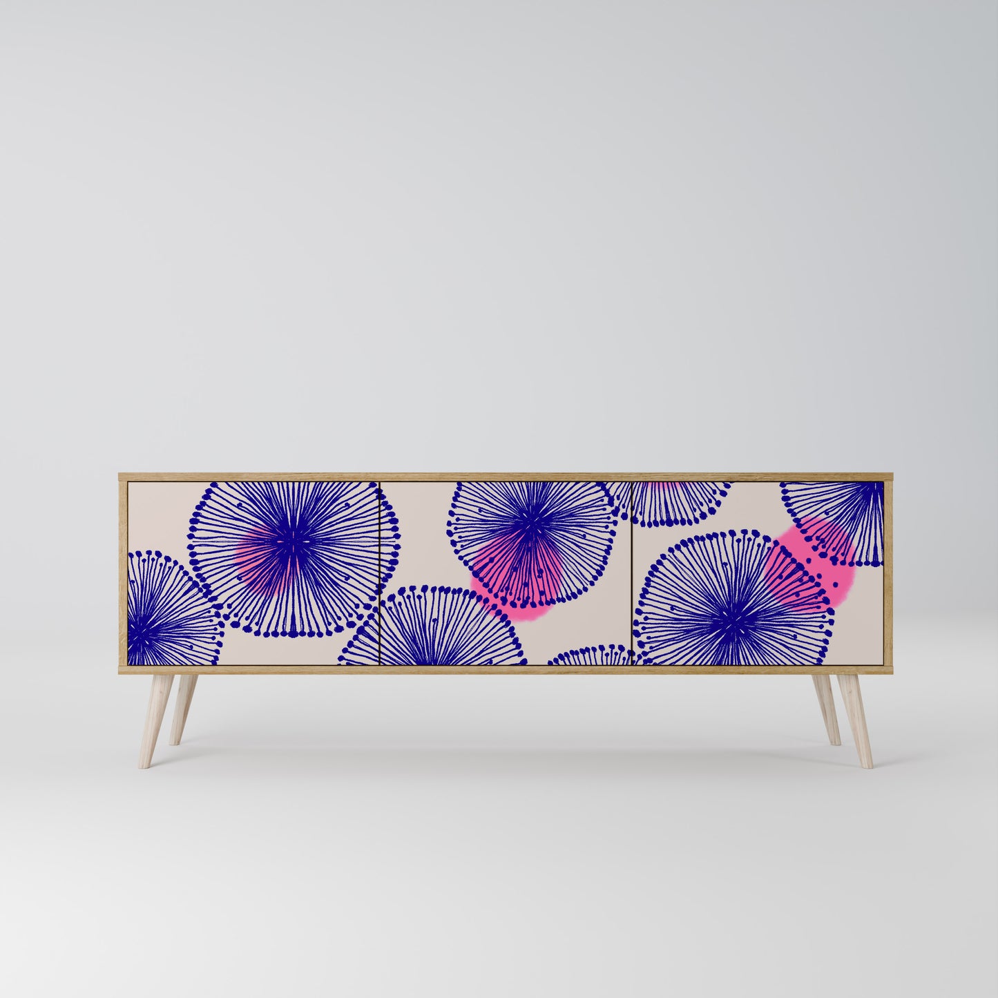 Mobile TV MAGIC NATURE a 3 ante in effetto rovere