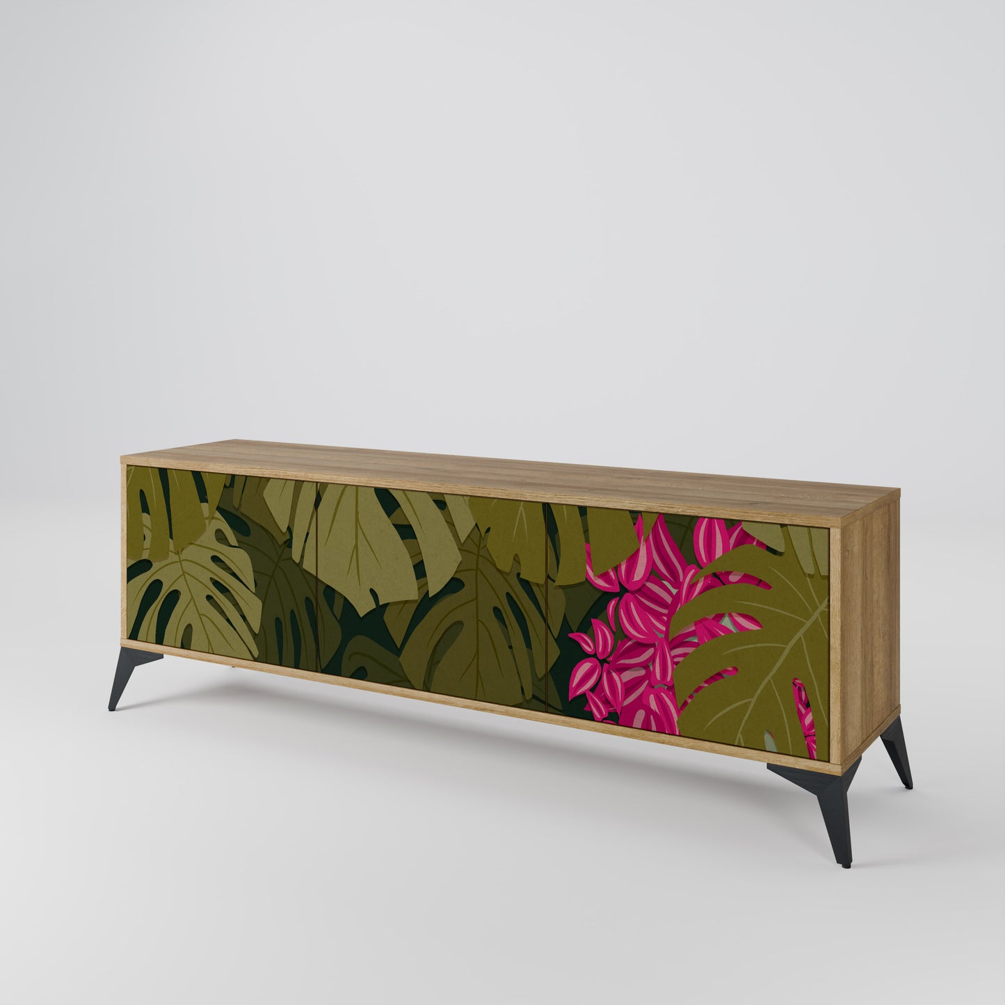 Mobile TV TROPICAL BEAUTY a 3 ante in effetto rovere