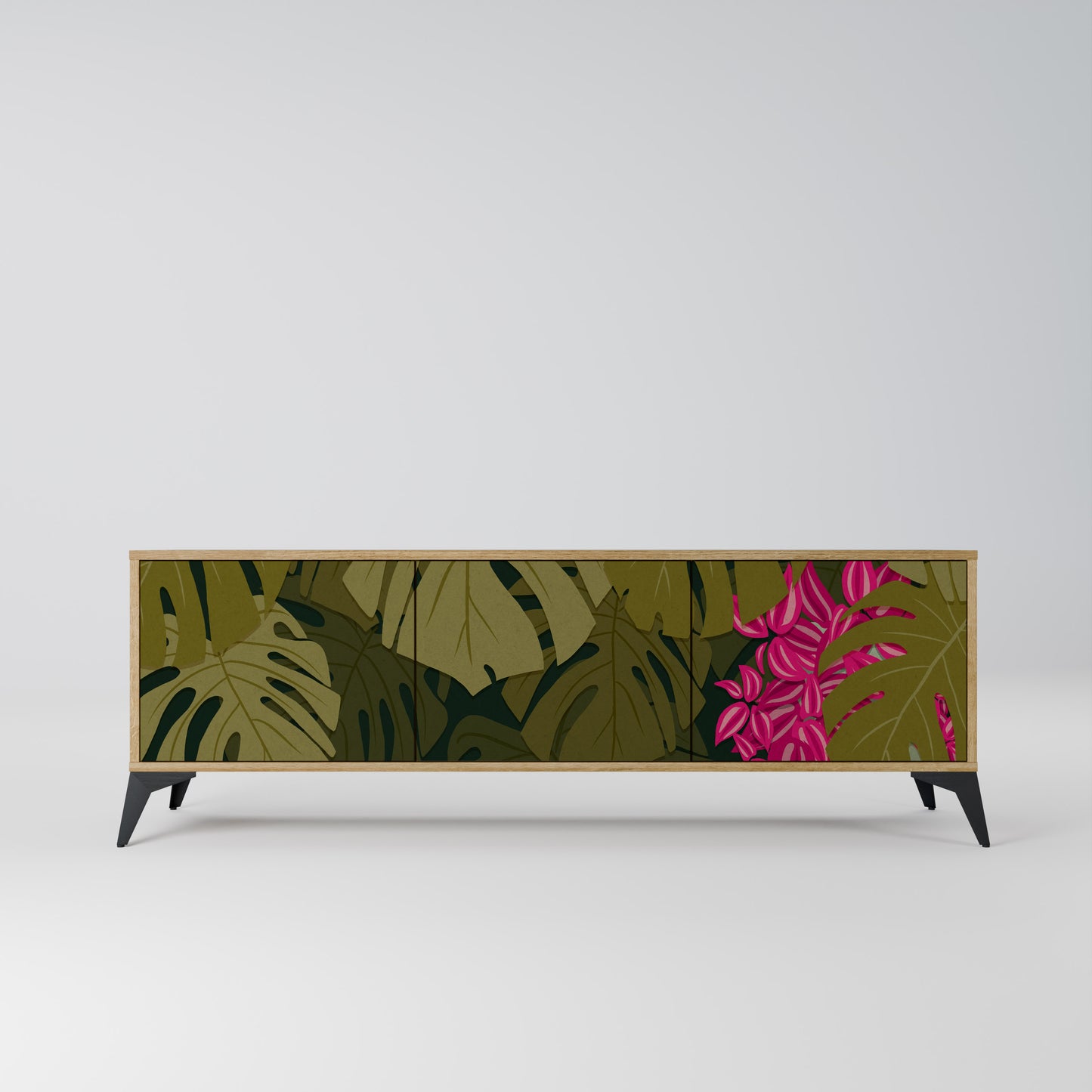Mobile TV TROPICAL BEAUTY a 3 ante in effetto rovere