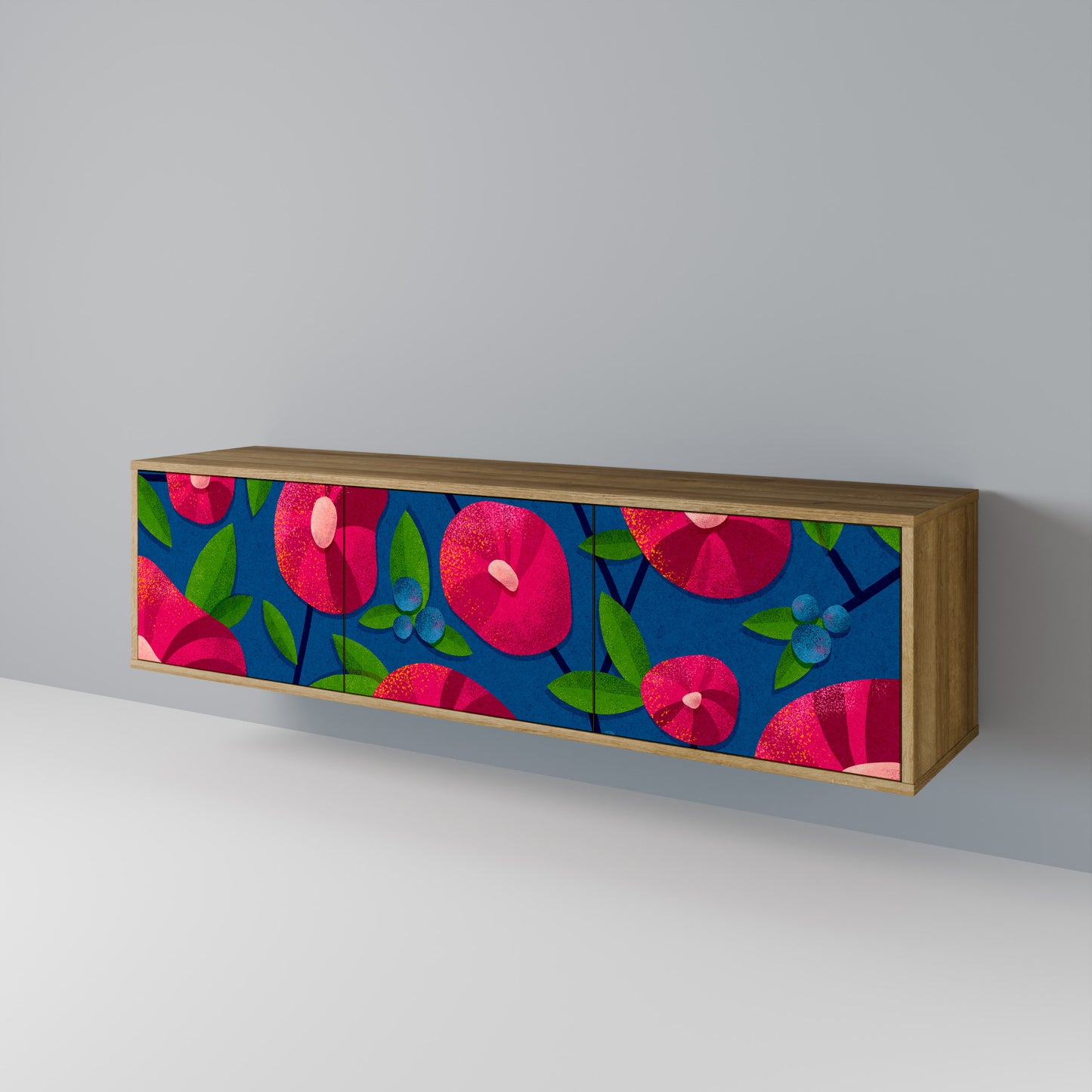 SPRING THOUGHTS Mobile TV a 3 ante in effetto rovere