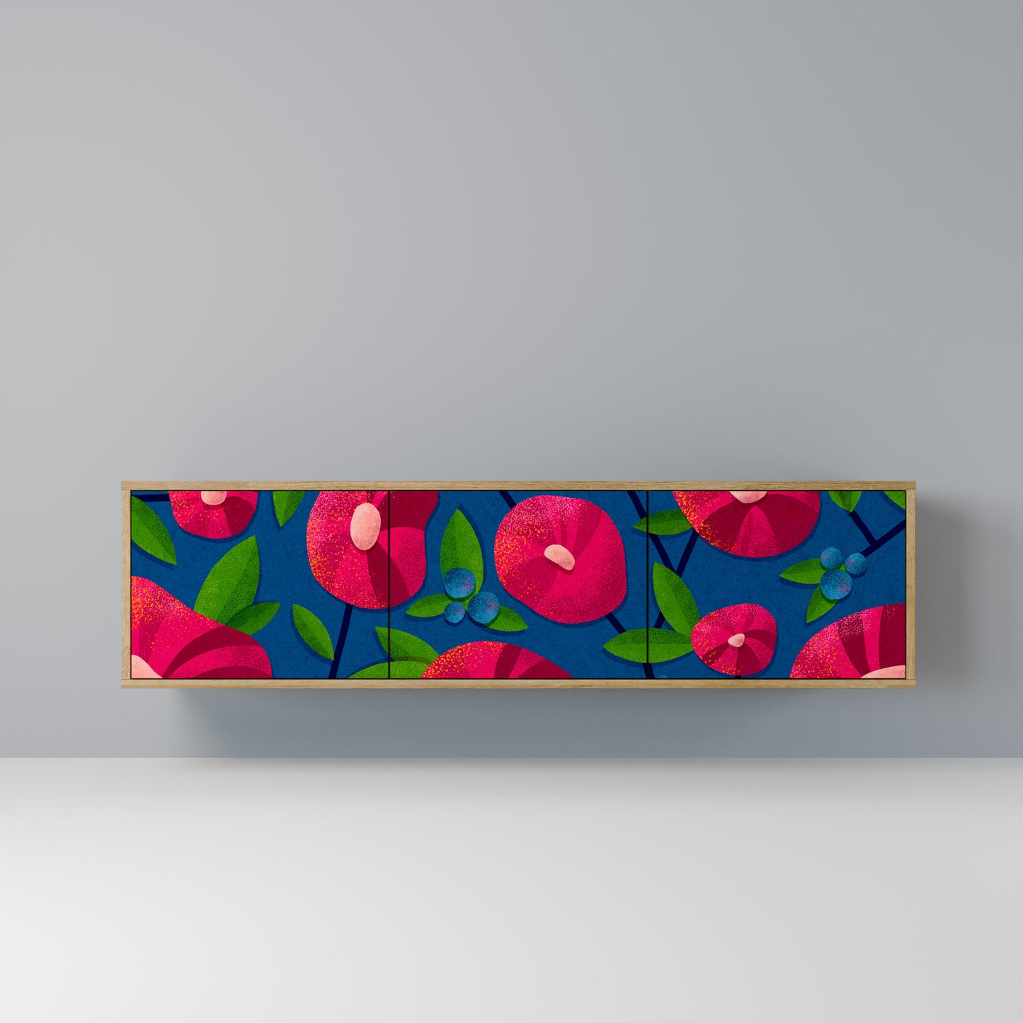 SPRING THOUGHTS Mobile TV a 3 ante in effetto rovere
