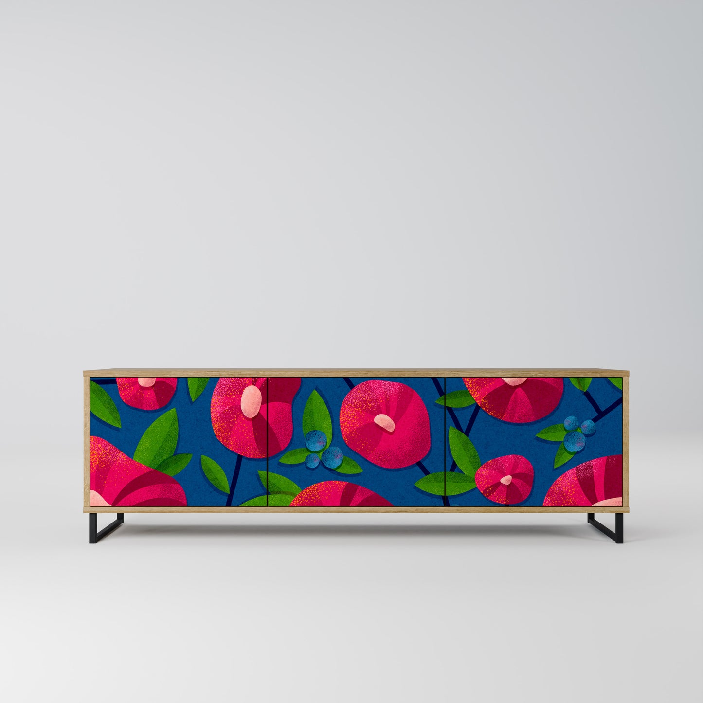 SPRING THOUGHTS Mobile TV a 3 ante in effetto rovere